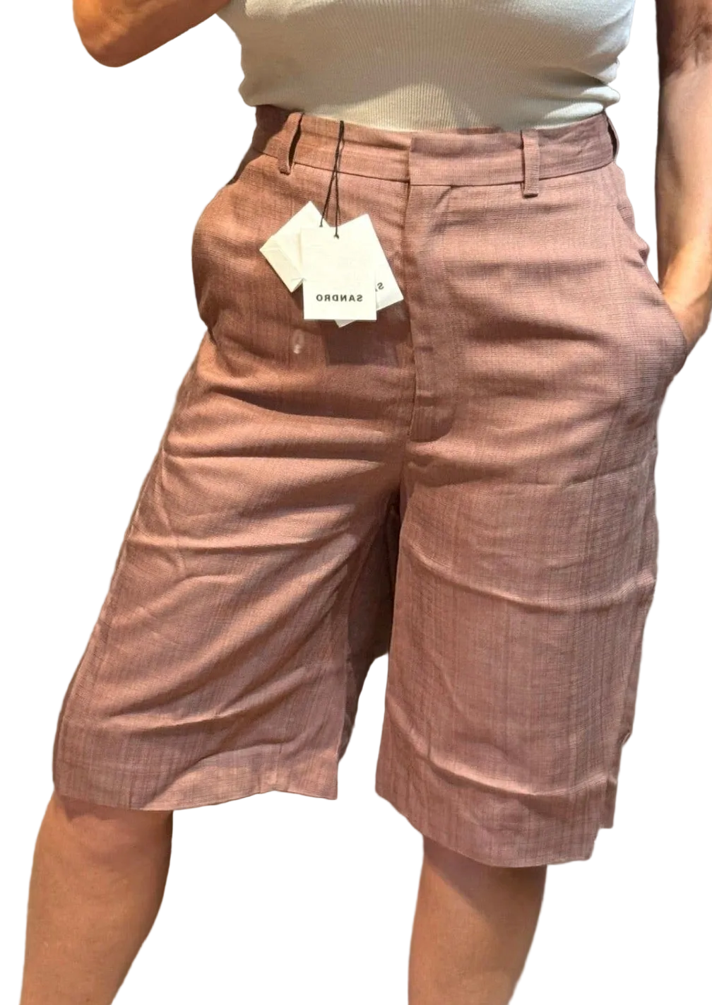 Neuf 225 Sandro Bermuda de costume T34 ok 36
