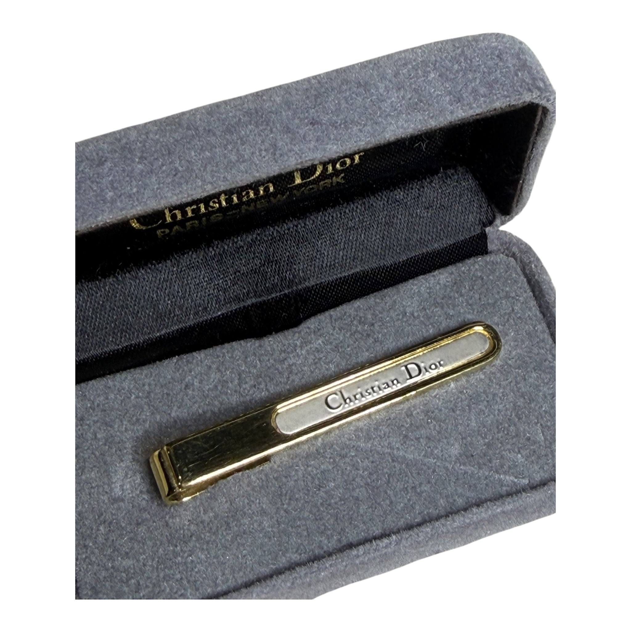 ✨ Pince à cravate avec boîte Christian Dior Vintage – Prestige & Élégance Couture ✨