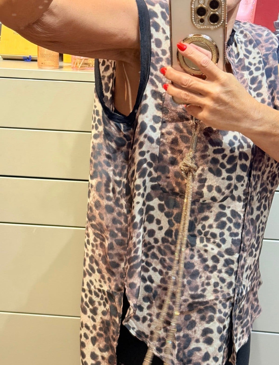 ✨ Isabelle Marant - Haut Tunique oversize Léopard 🐆 - Taille Unique ok 34 au 42 ✨