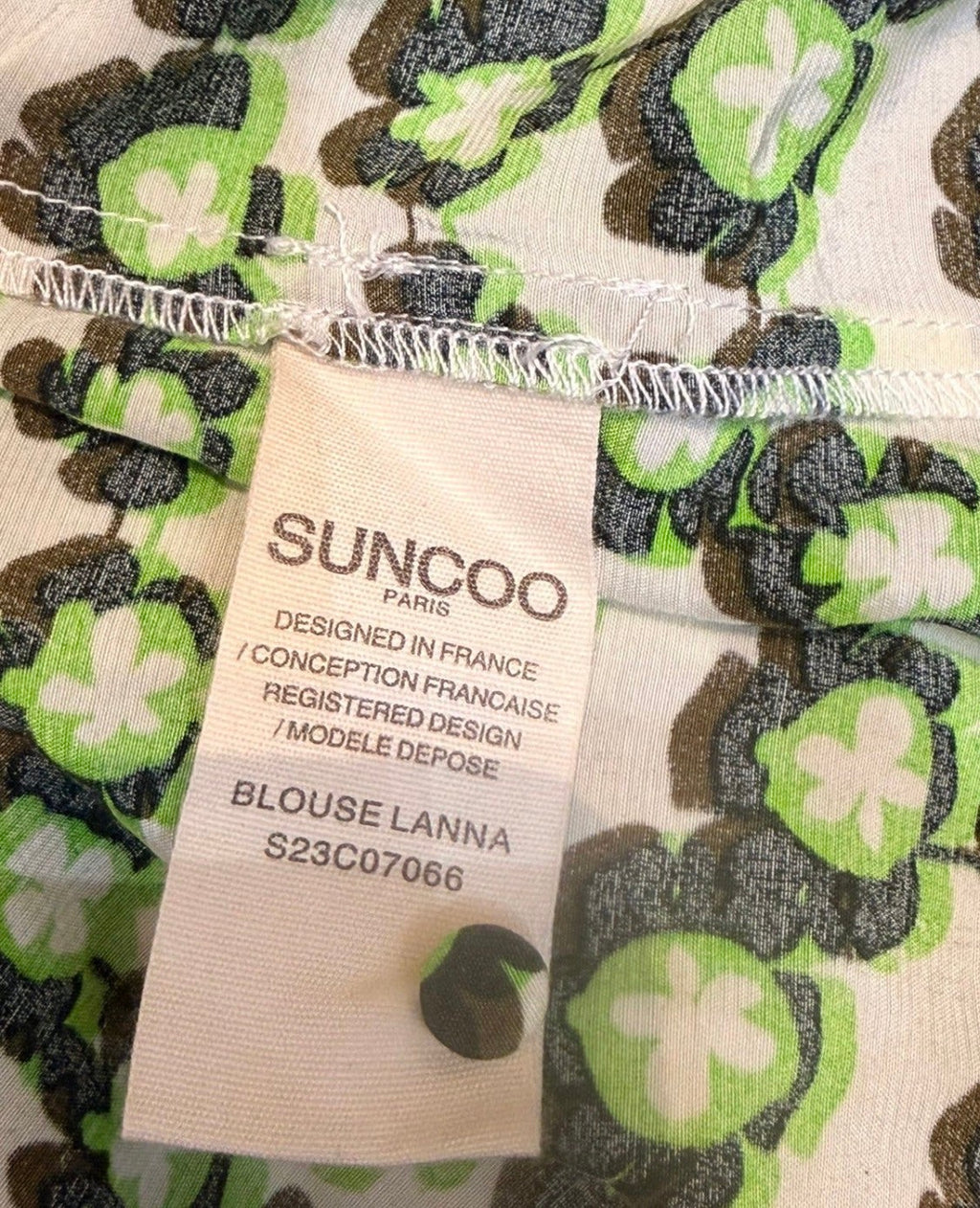 ✨ Neuve 135€ - Suncoo - Chemise rétro-chic - T. 36/38 ✨