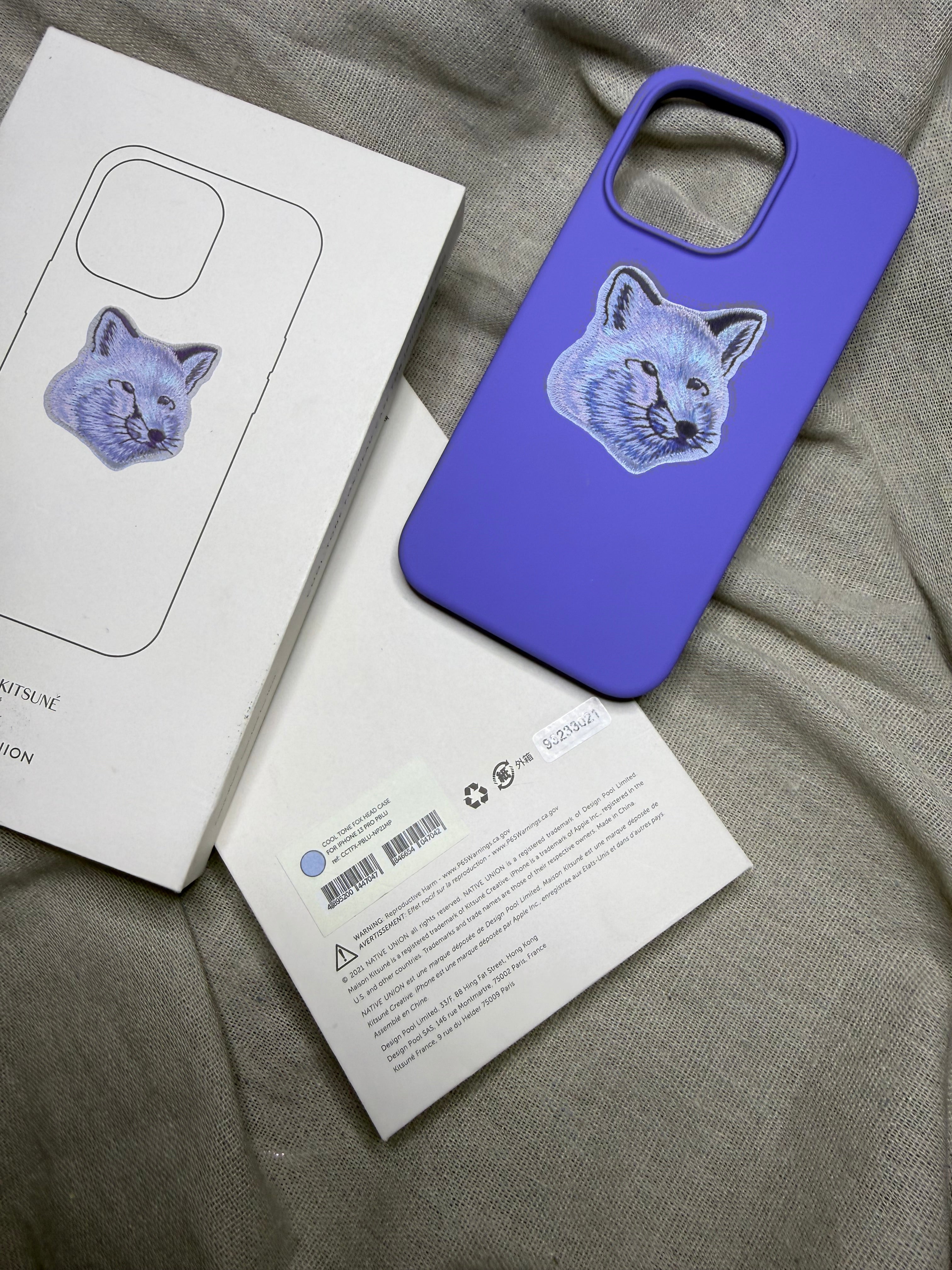 ✨ Neuve 70€ coque Maison Kitsuné iPhone 13 Pro full set ✨