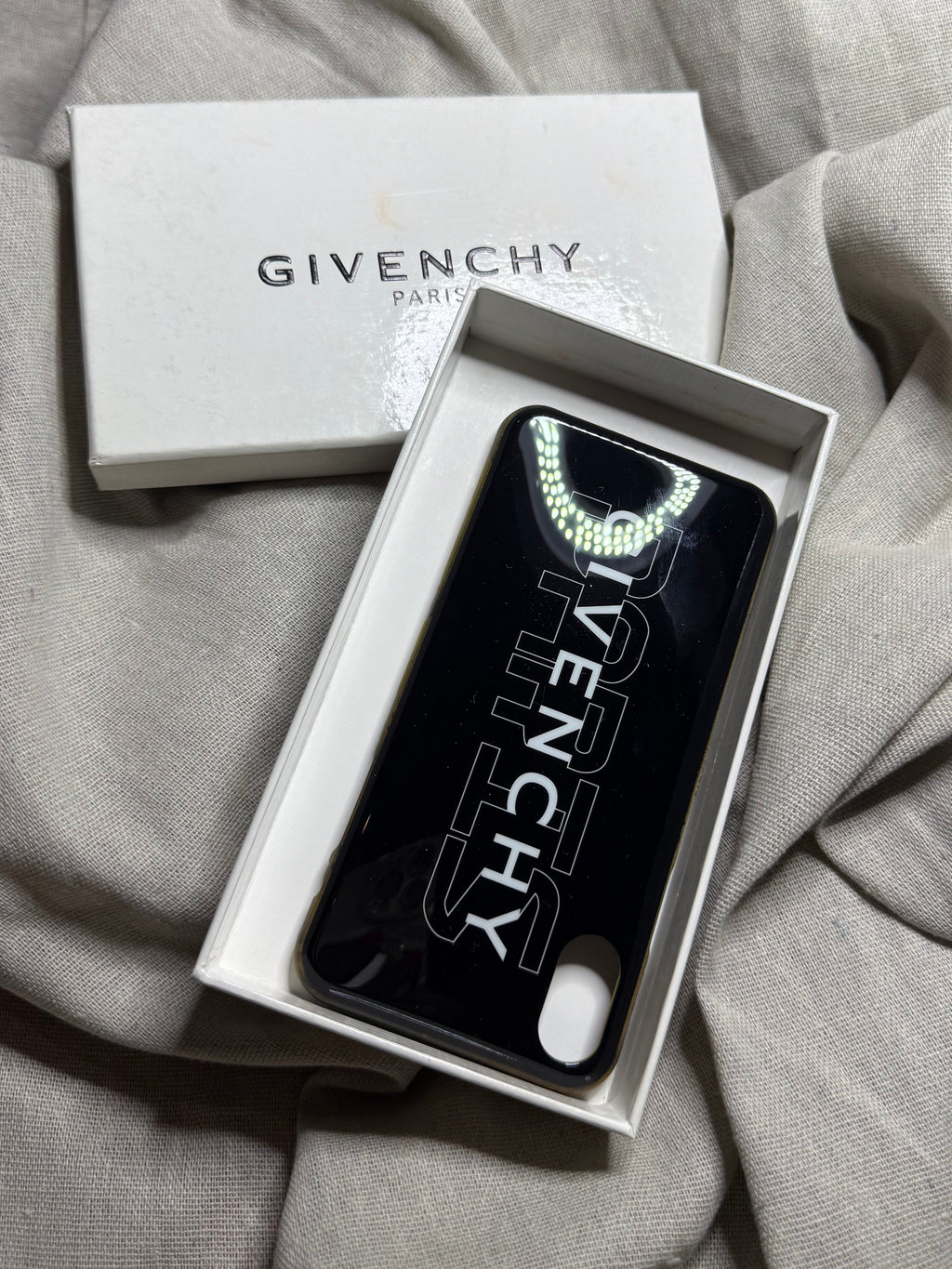 ✨ Neuve 220€ Coque iPhone X / XS à  logo Imprimé Scindé – GIVENCHY Paris ✨