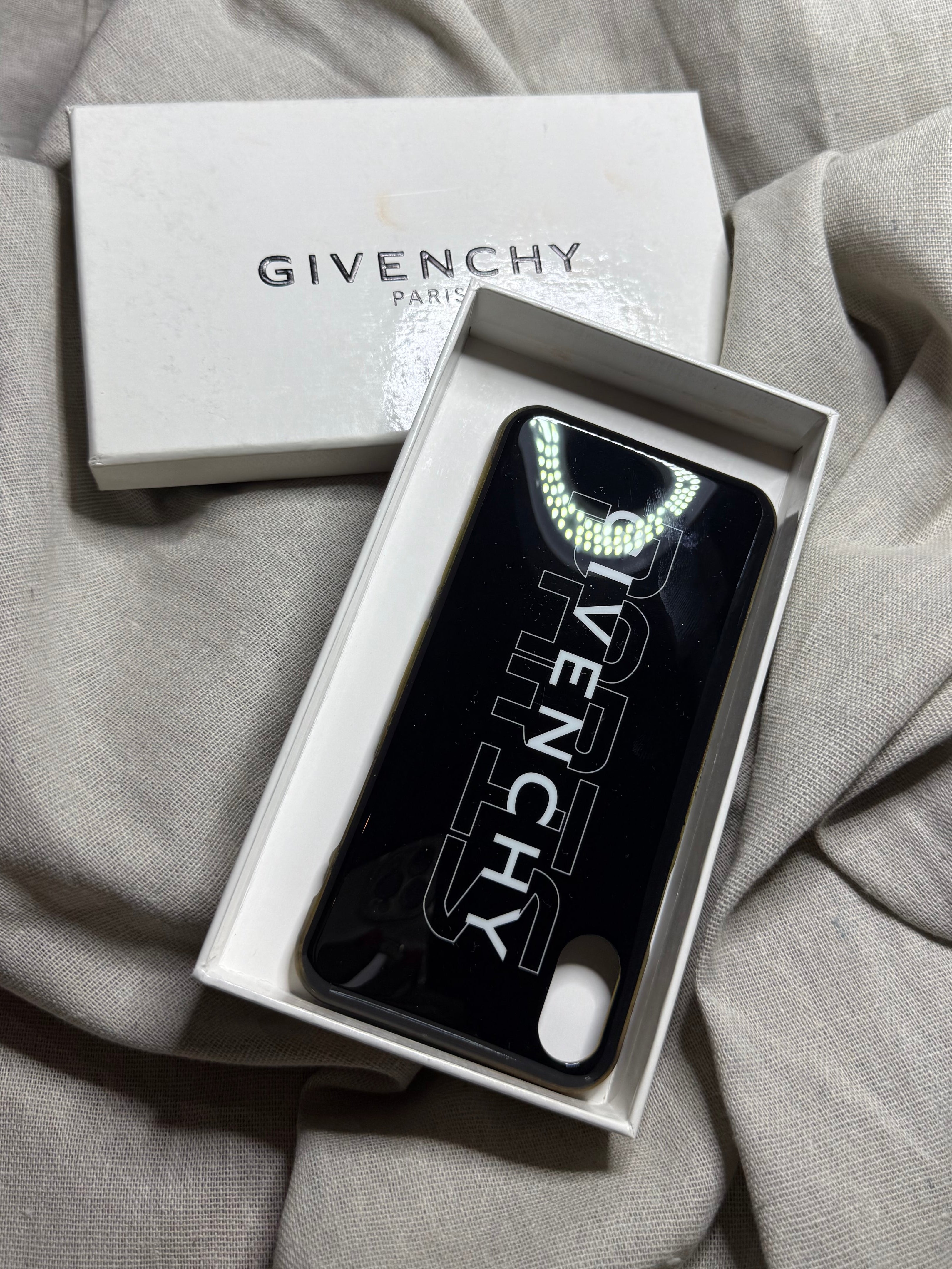 ✨ Neuve 220€ Coque iPhone X / XS à  logo Imprimé Scindé – GIVENCHY Paris ✨