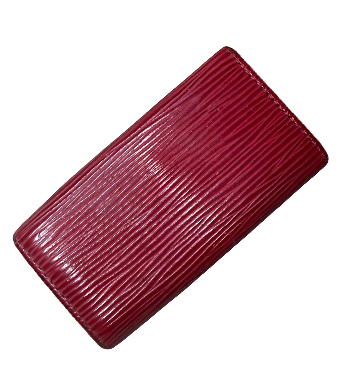 ✨ Louis Vuitton - Porte clés cuir épi rouge ✨