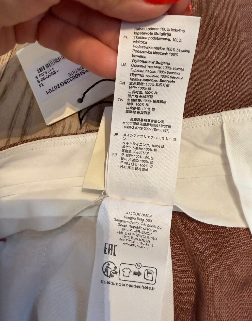 Neuf 225 Sandro Bermuda de costume T34 ok 36