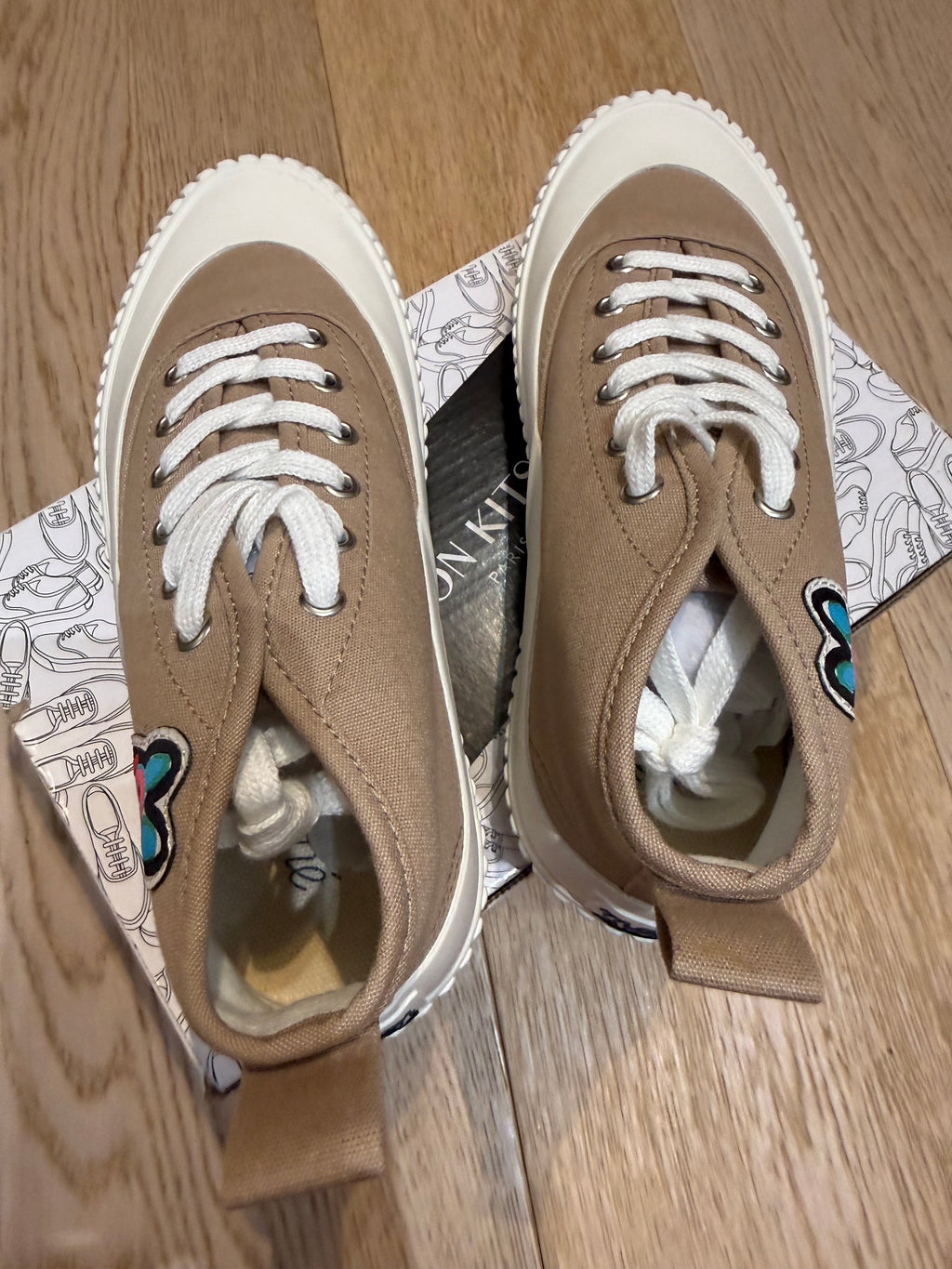✨ Neuves 230€ Exceptionnelles Maison Kitsuné T37 baskets montantes ✨