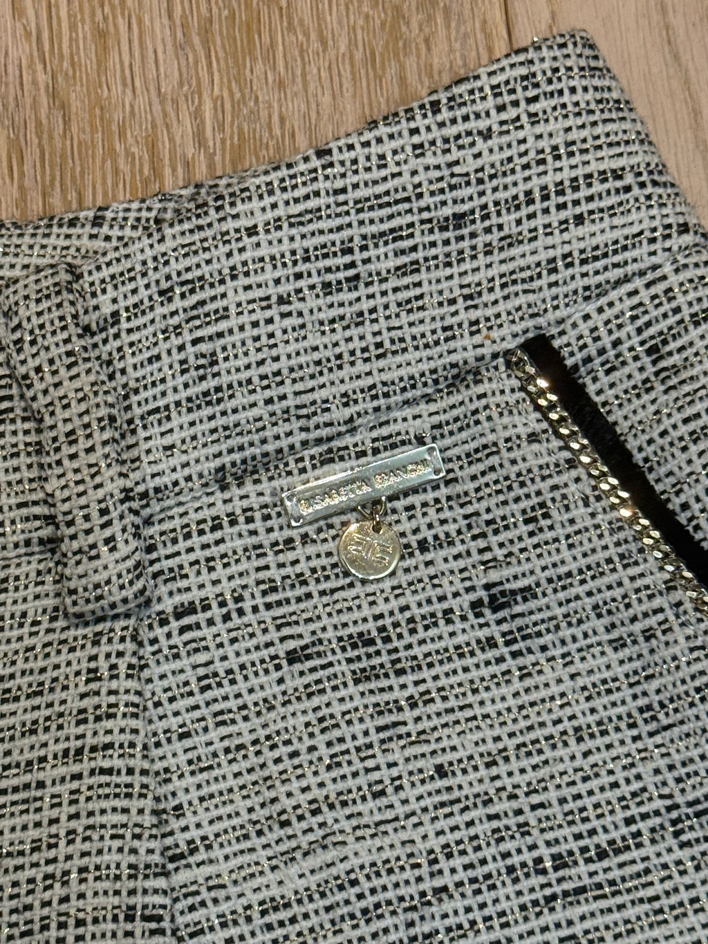 ✨ Elisabetta Franchi - mini jupe en tweed - T36 ✨