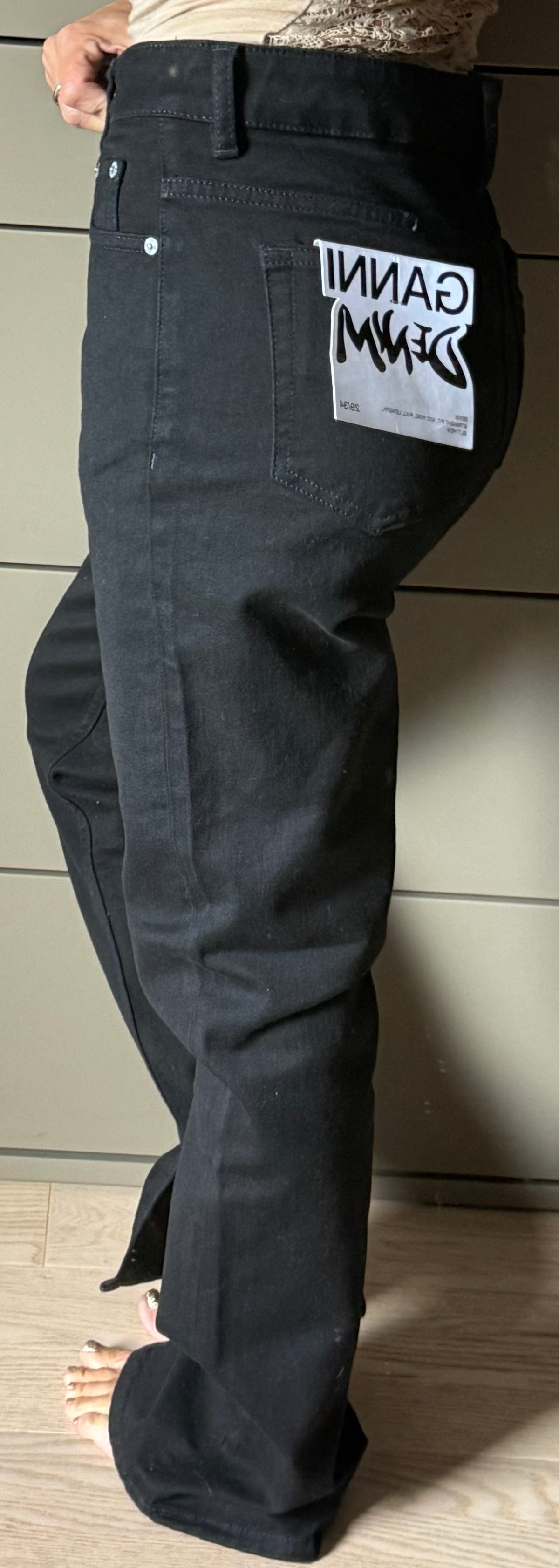 ✨ Neuf 165€ - Ganni - Jean noir Beksi - W29/L34 (38/40FR) ✨