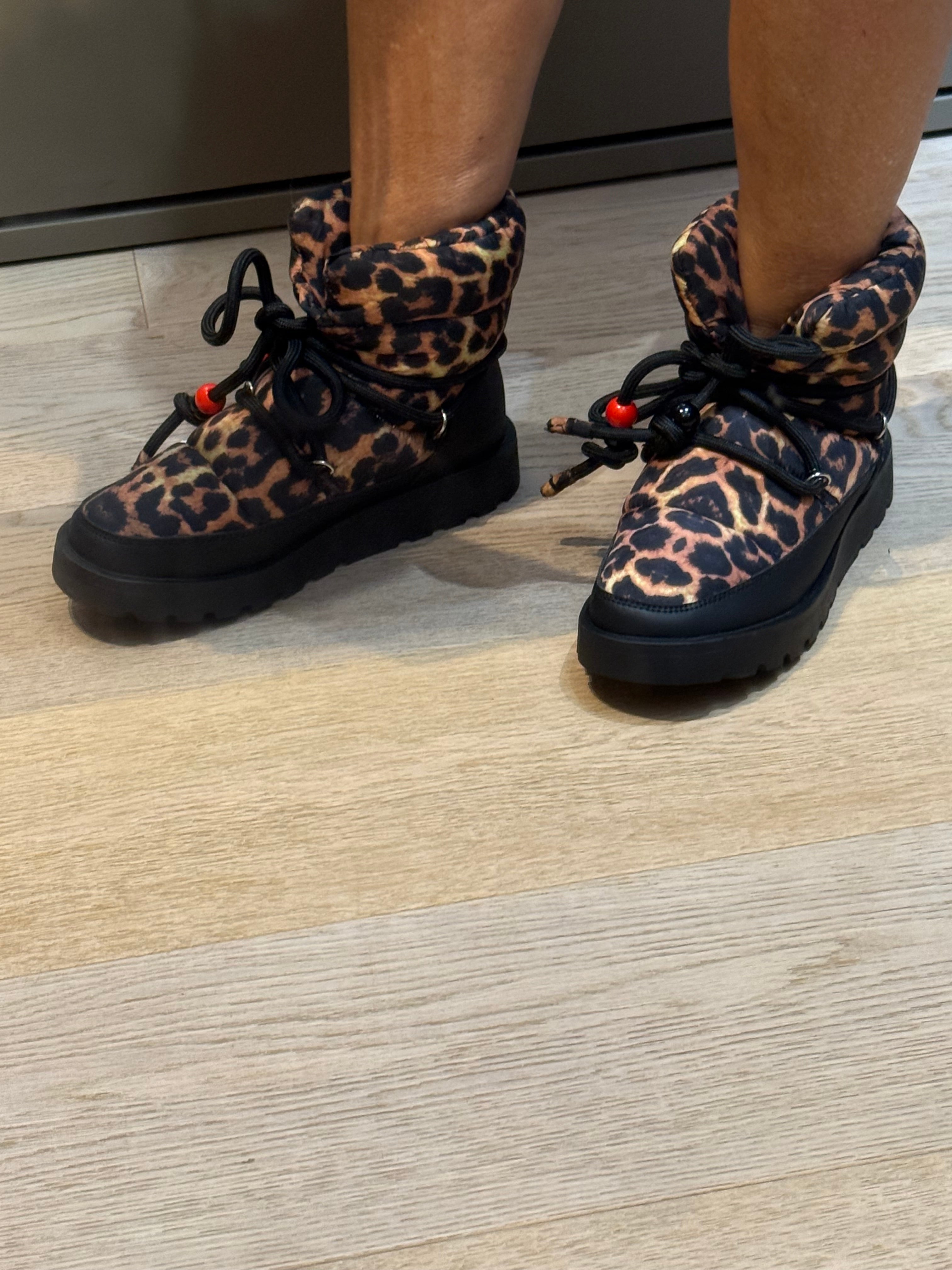 ✨ Neuves 249€ Bottes Arizona Love Snowkaki Léopard – Neuves Full Set – T.37 ✨