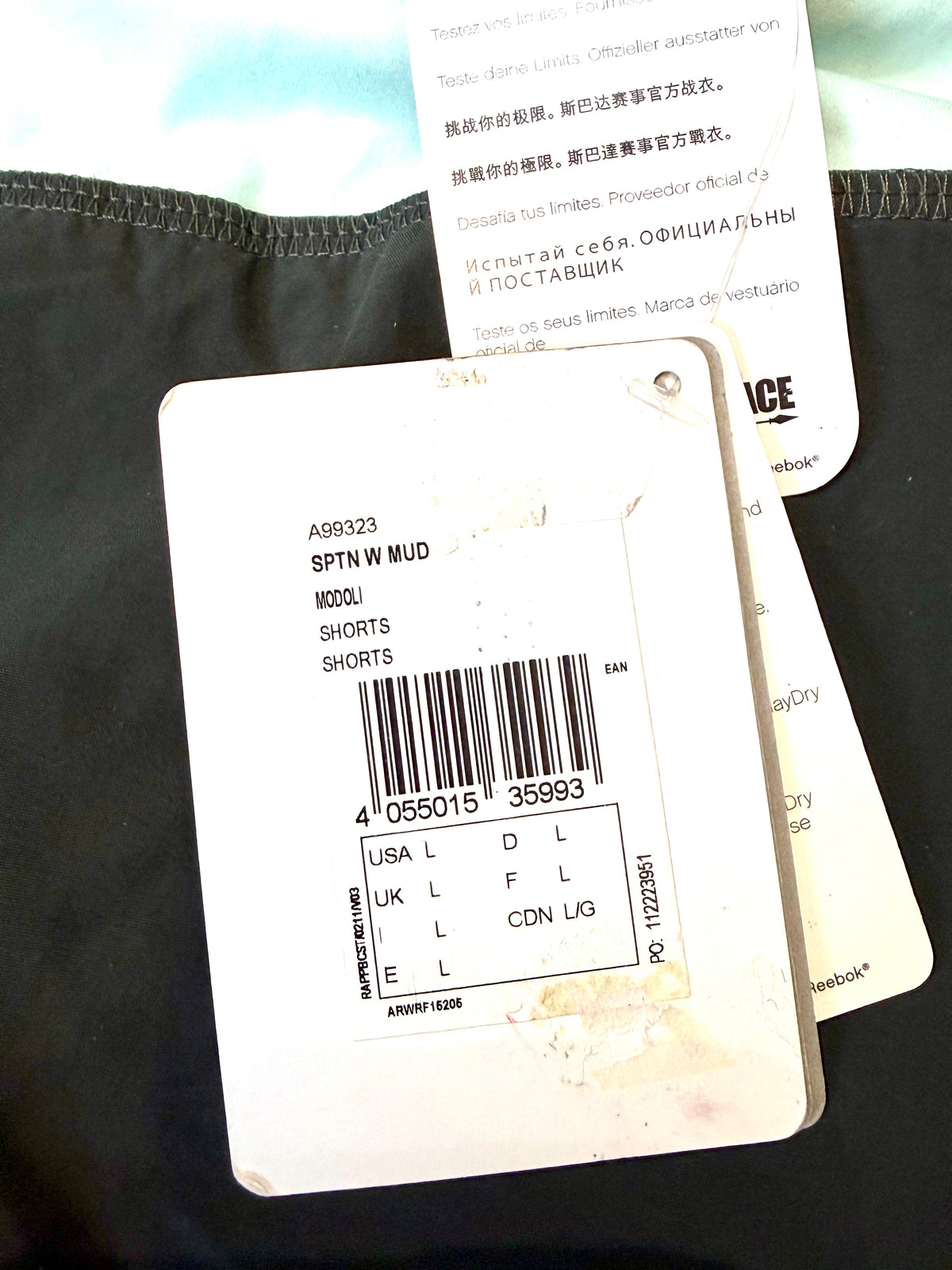 ✨ Neuf 65€ - Reebok - Short Sport - T.42-44-46 ✨