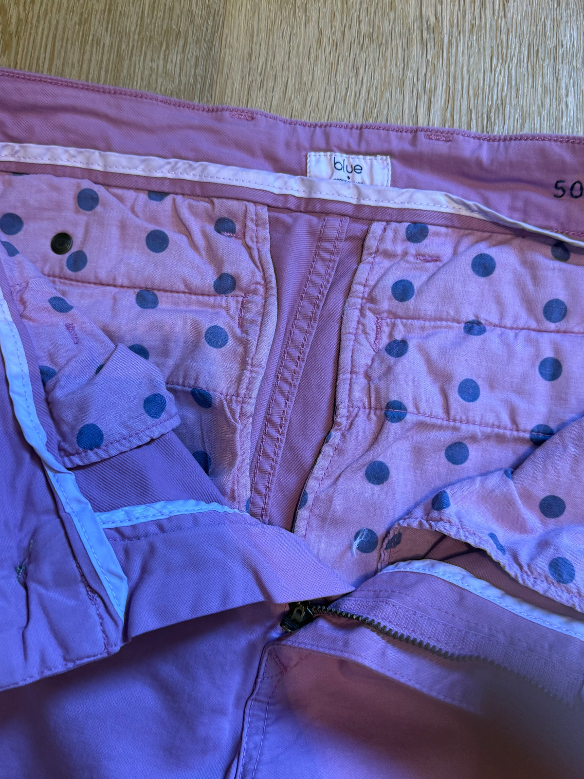 ✨ Neuf 99€ - Serge Blanco - Pantalon Chino Framboise - T38 ✨
