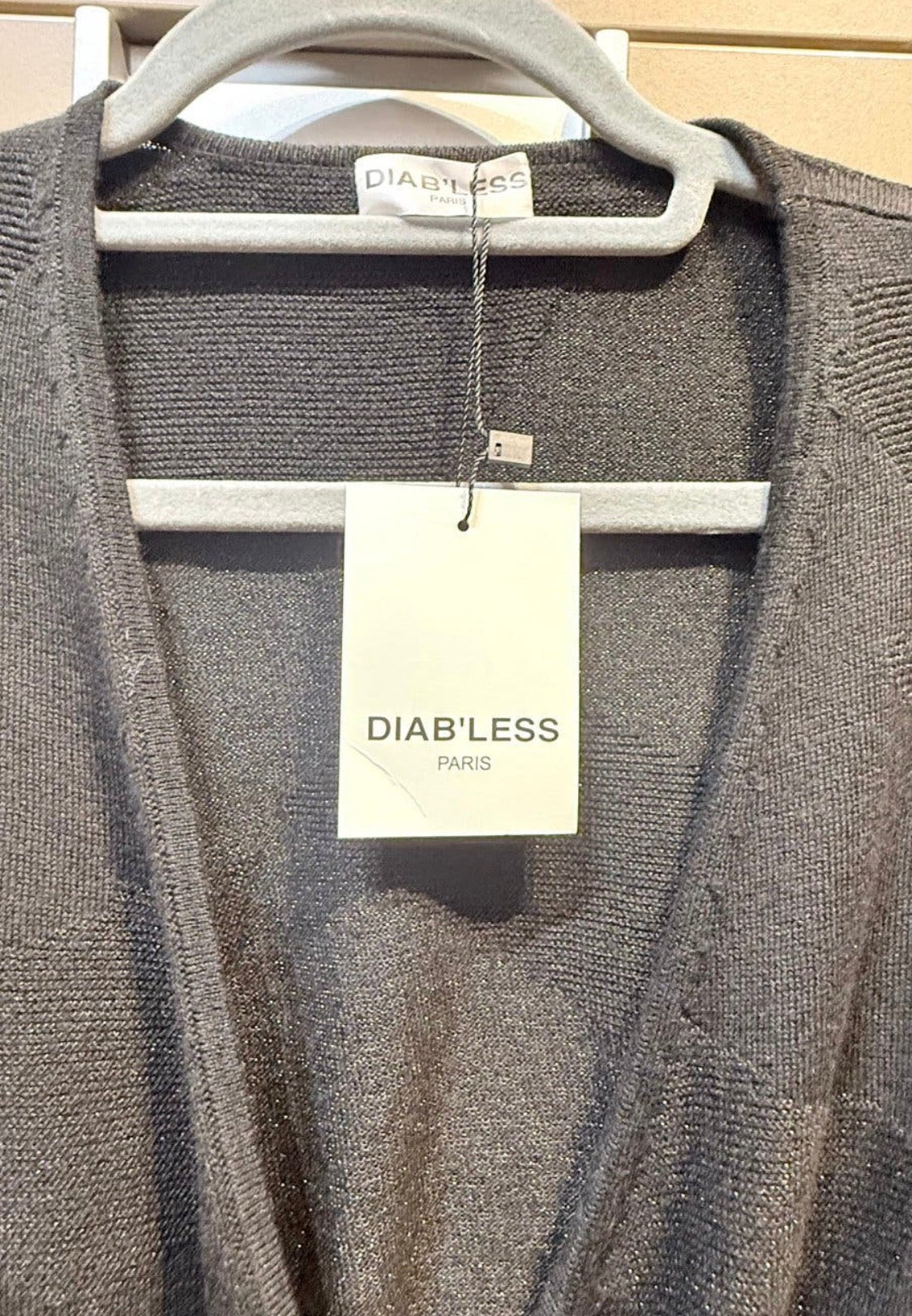 ✨ Neuf 79€ - Diab’less - Gilet cache cœur couleur au choix -Taille unique ✨