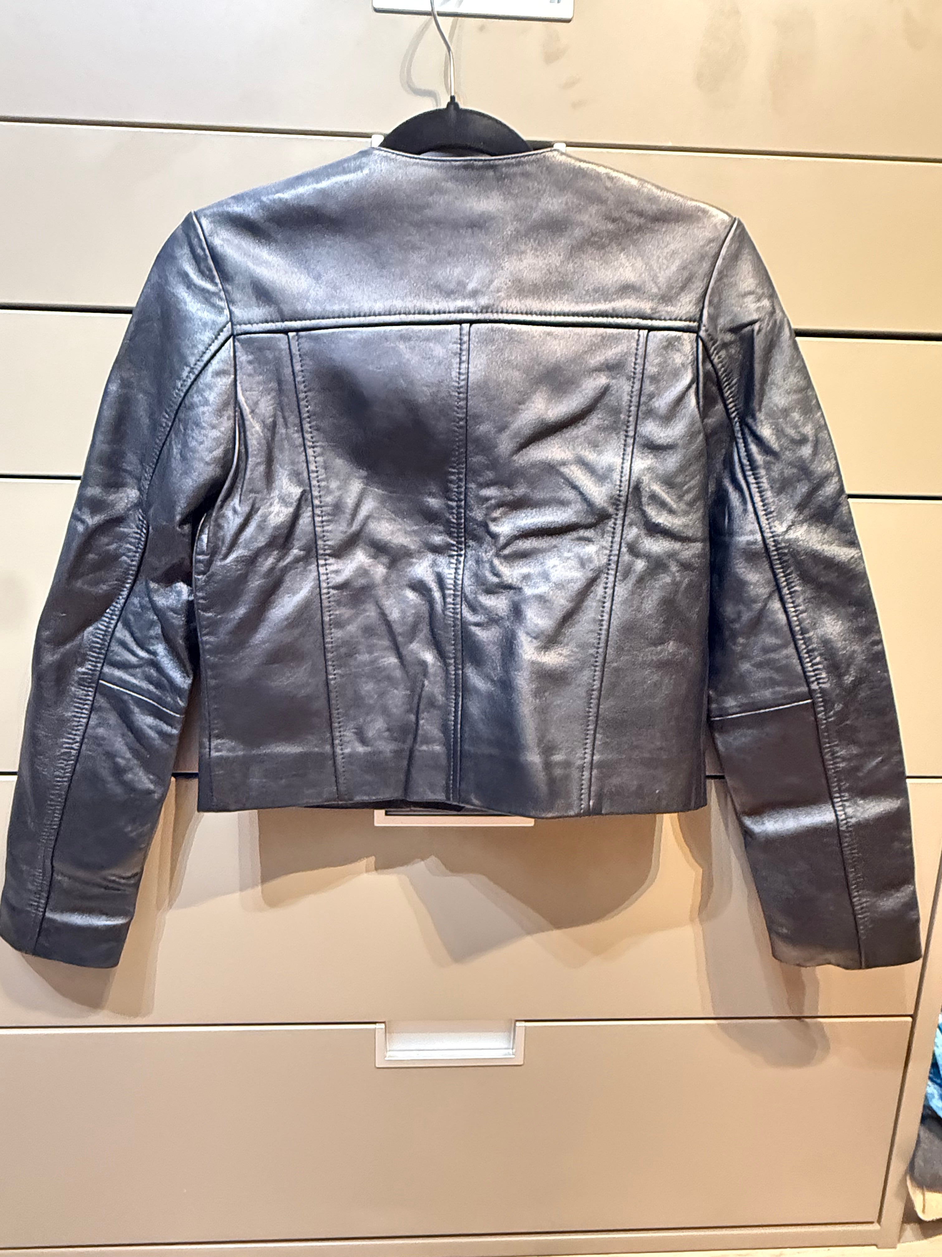 ✨Neuve 495€ Vestz en cuir Claudie Pierlot T34 ✨