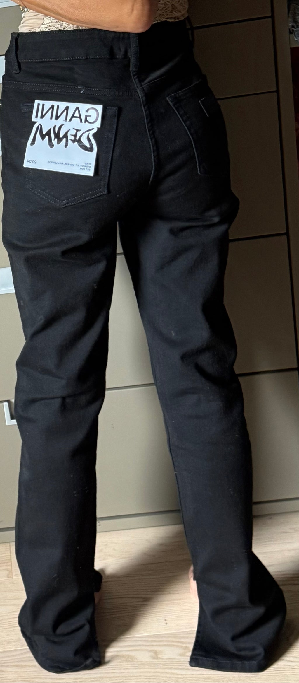 ✨ Neuf 165€ - Ganni - Jean noir Beksi - W29/L34 (38/40FR) ✨
