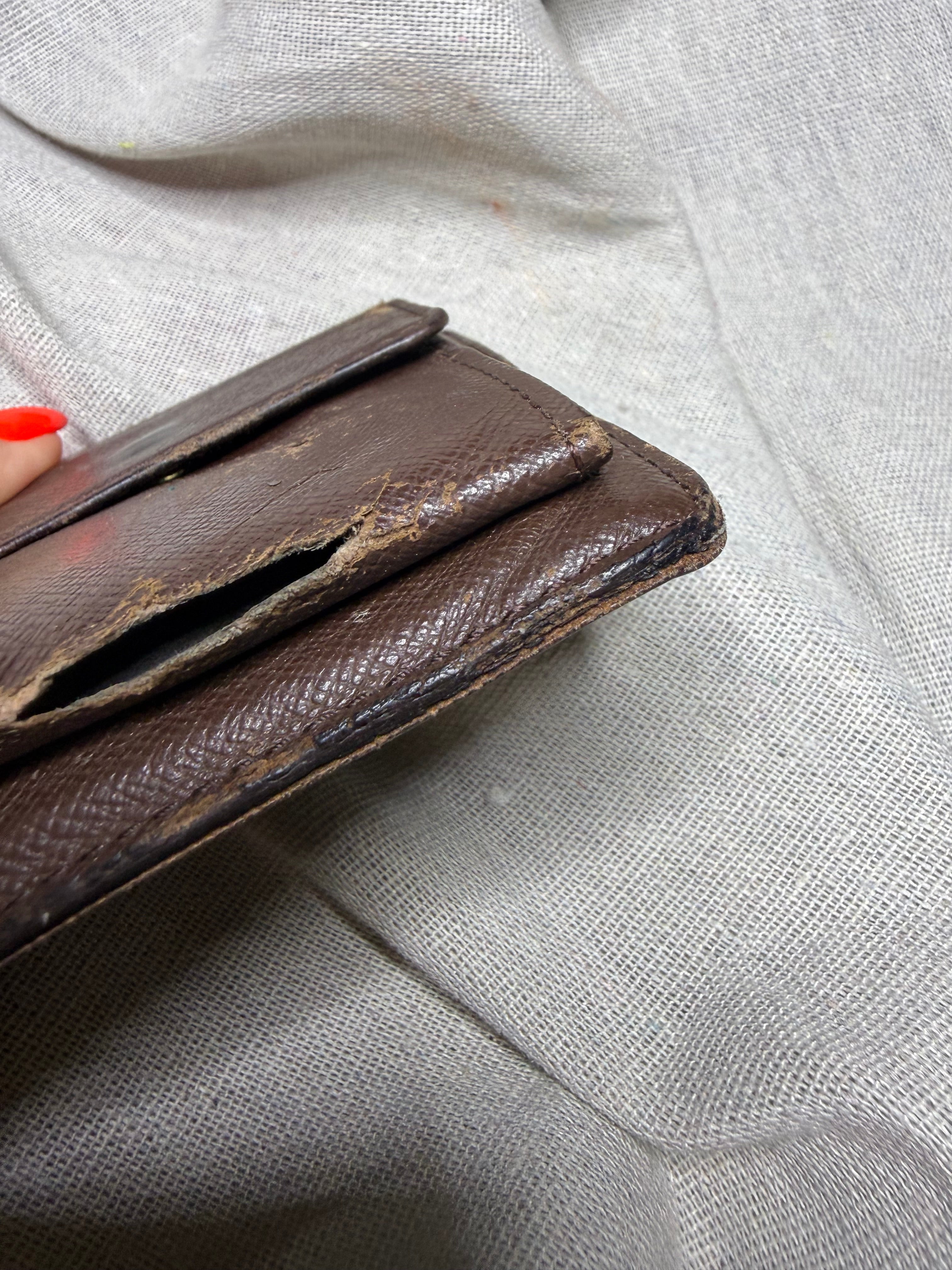 ✨ Louis Vuitton – Portefeuille Marco | Damier Graphite (À restaurer / Upcycling) ✨