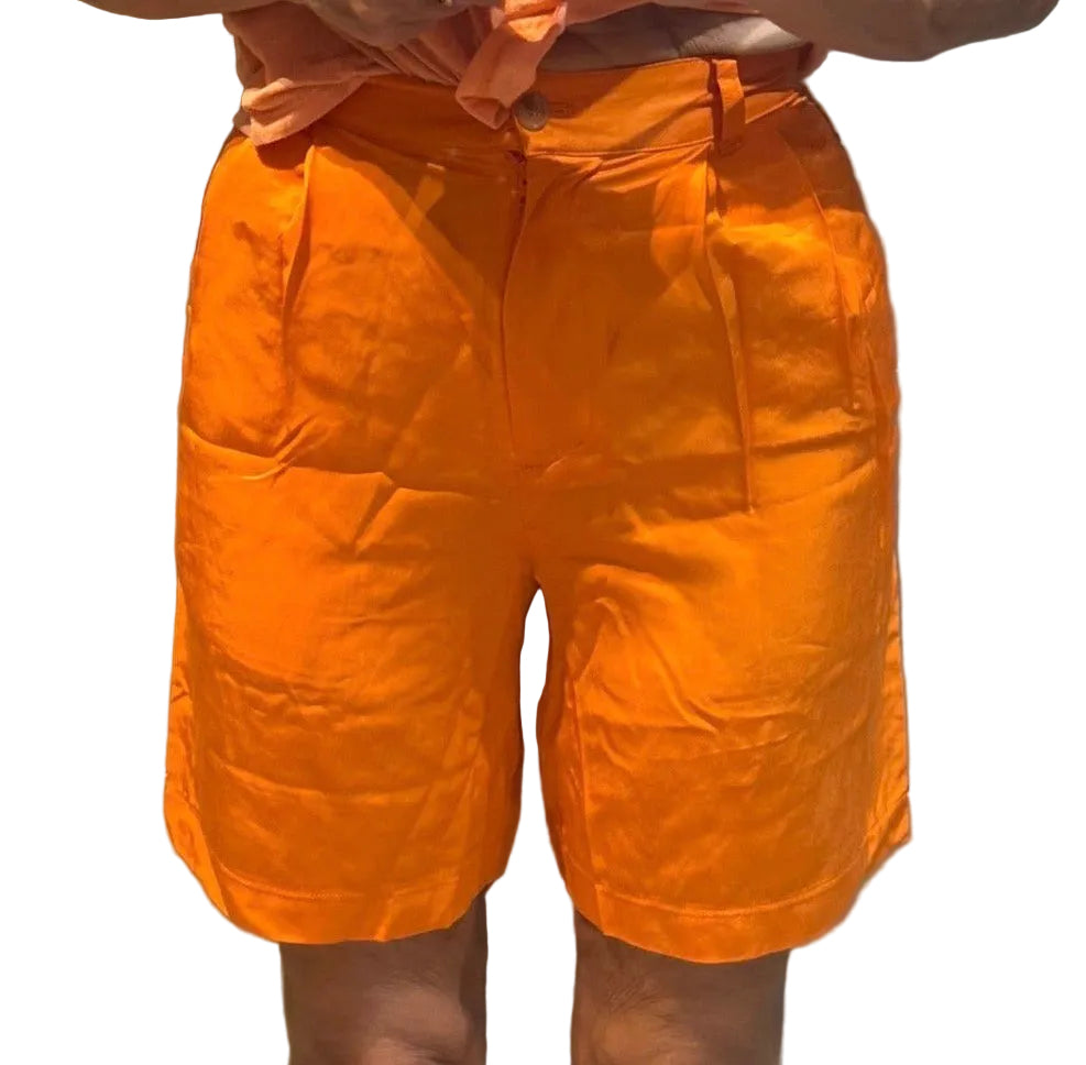 ✨ Neuf 150€ - Maje - Short Bermuda Orange - T34 XS ✨