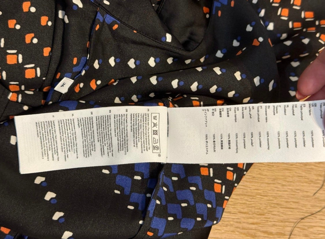 ✨ Claudie Pierlot - Blouse chic graphique - Modèle Bobin - T.36 ✨