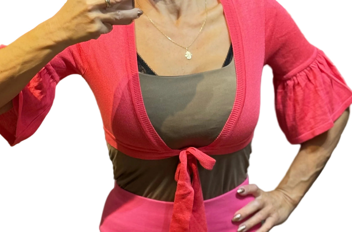 ✨ Neuf 35€ - T’Etal - boléro à nouer - Taille 34 XS ✨