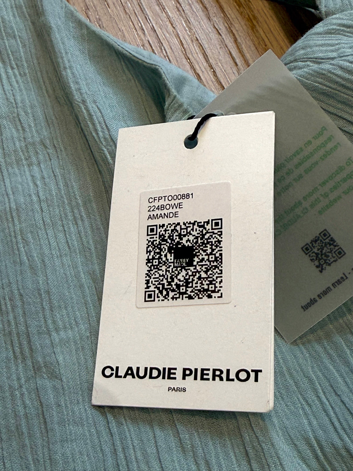 ✨ Neuf 210€ - Claudie Pierlot - Top dos nu 38-40 ✨