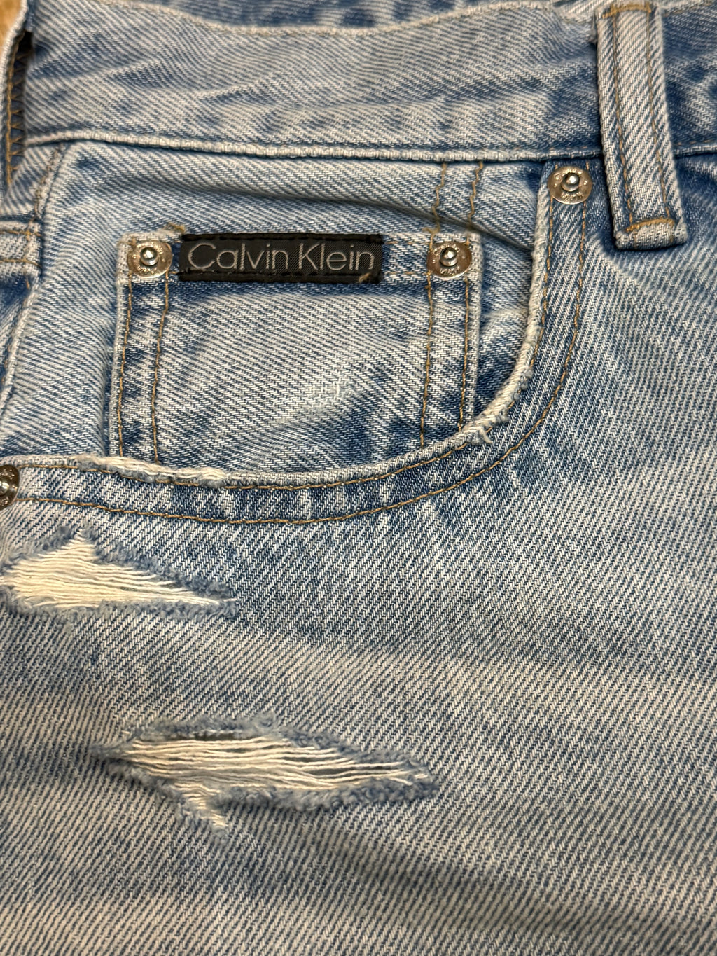 ✨ Neuf 90€ bermuda en jean Calvin Klein T38 ✨