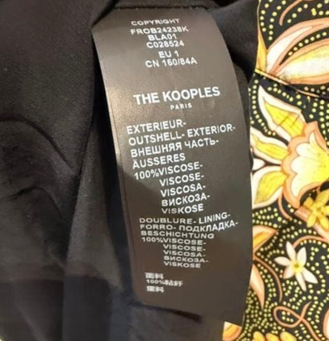 ✨ Neuve 245€ - The Kooples - imprimé Vintage Flowers - T36 ✨