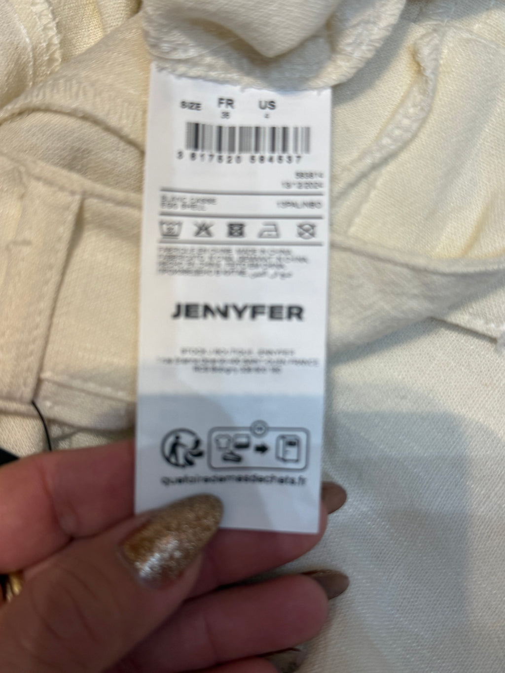 ✨ Neuf 30€ - Jenyfer - Pantalon fluide blanc - T36 ✨