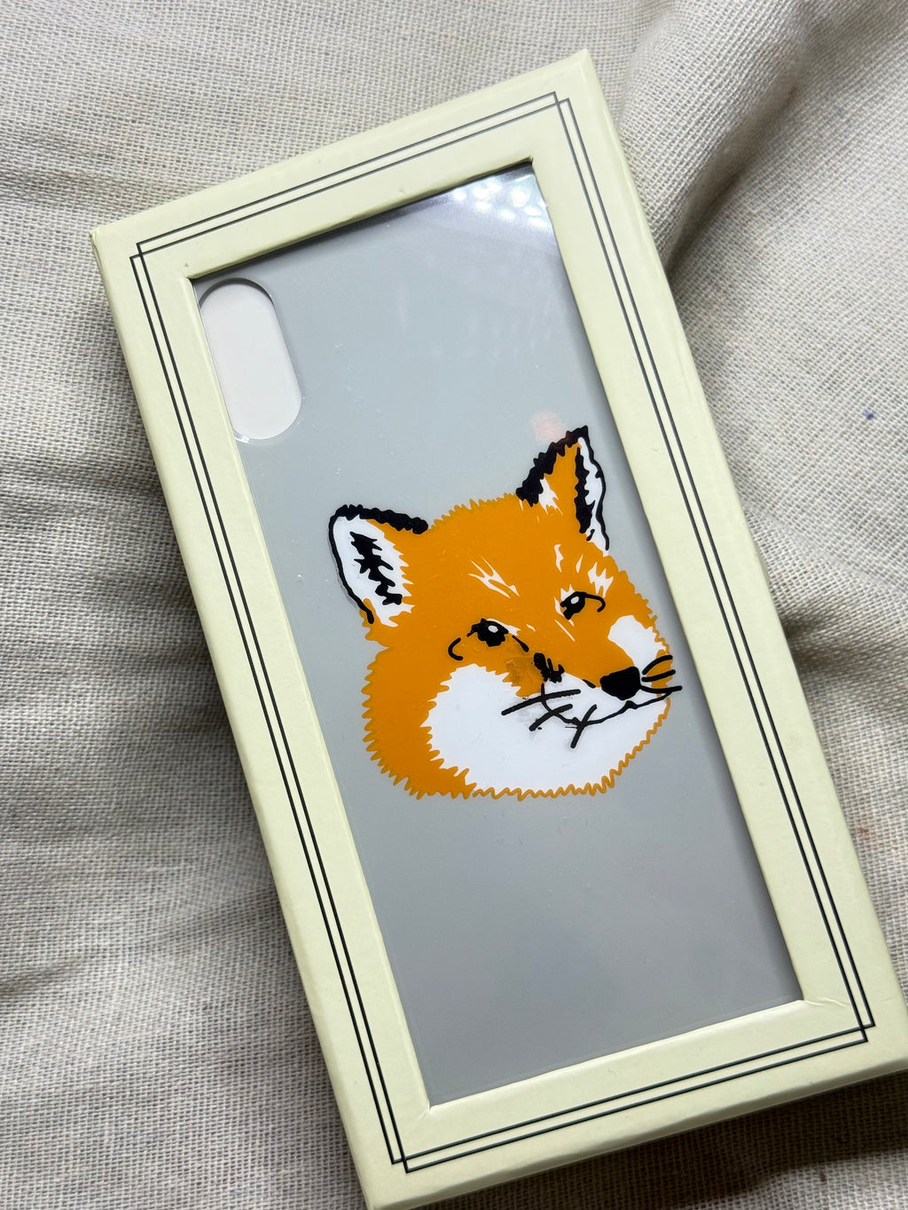 ✨ Neuve 70€ Maison Kitsuné coque iPhone X et XS full set 🦊 ✨