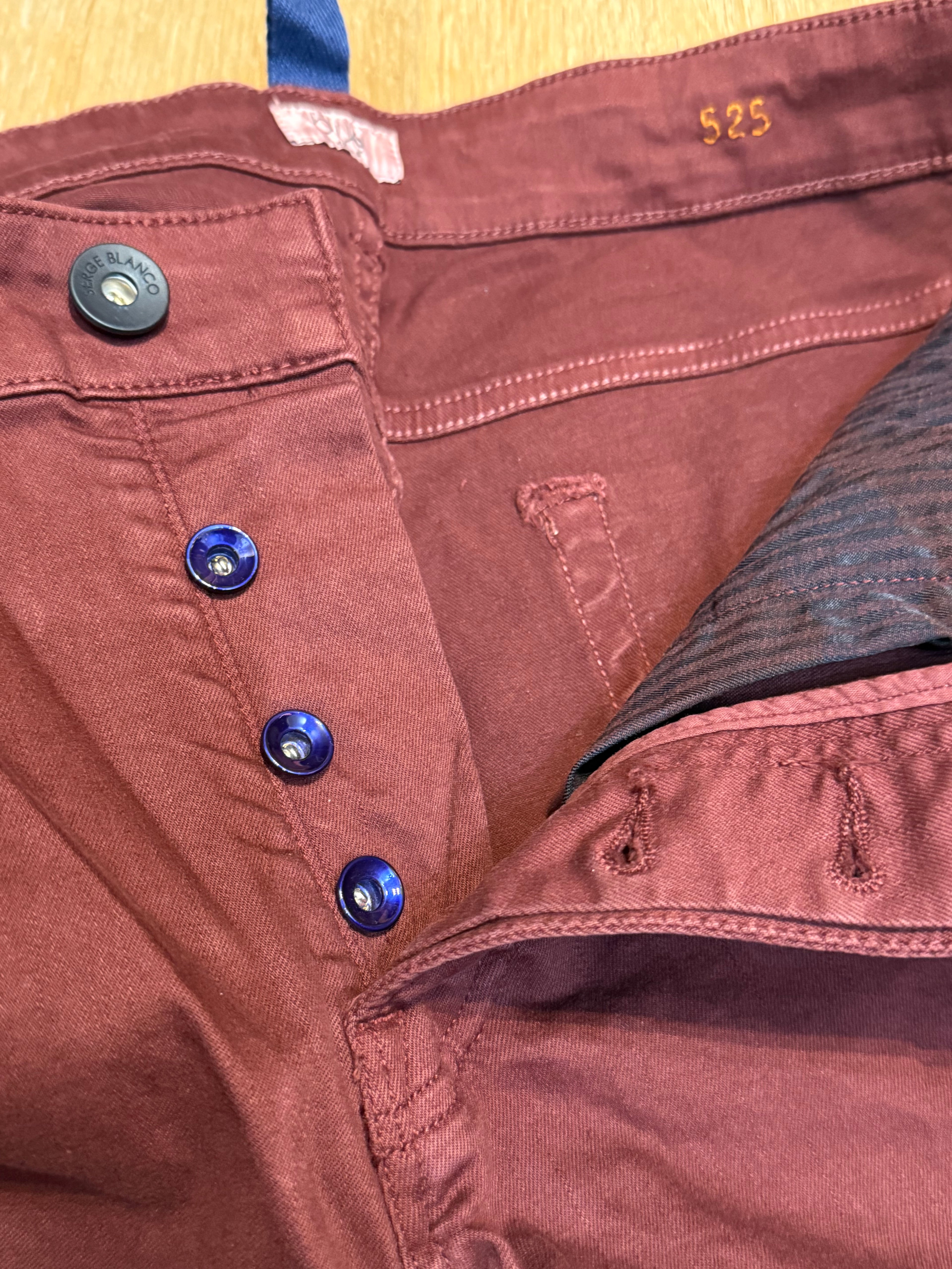 Neuf avec étiquette 115€ Serge Blanco bordeaux homme T31
