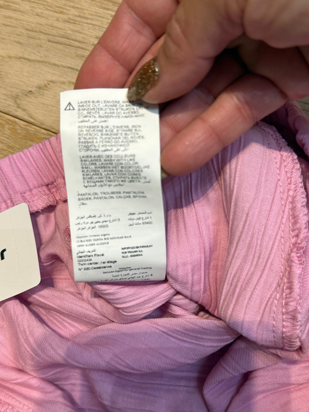 ✨ Neuf 22,99€ - Jenyfer - Pantalon Fluide Rose - T34 ok 38 ✨