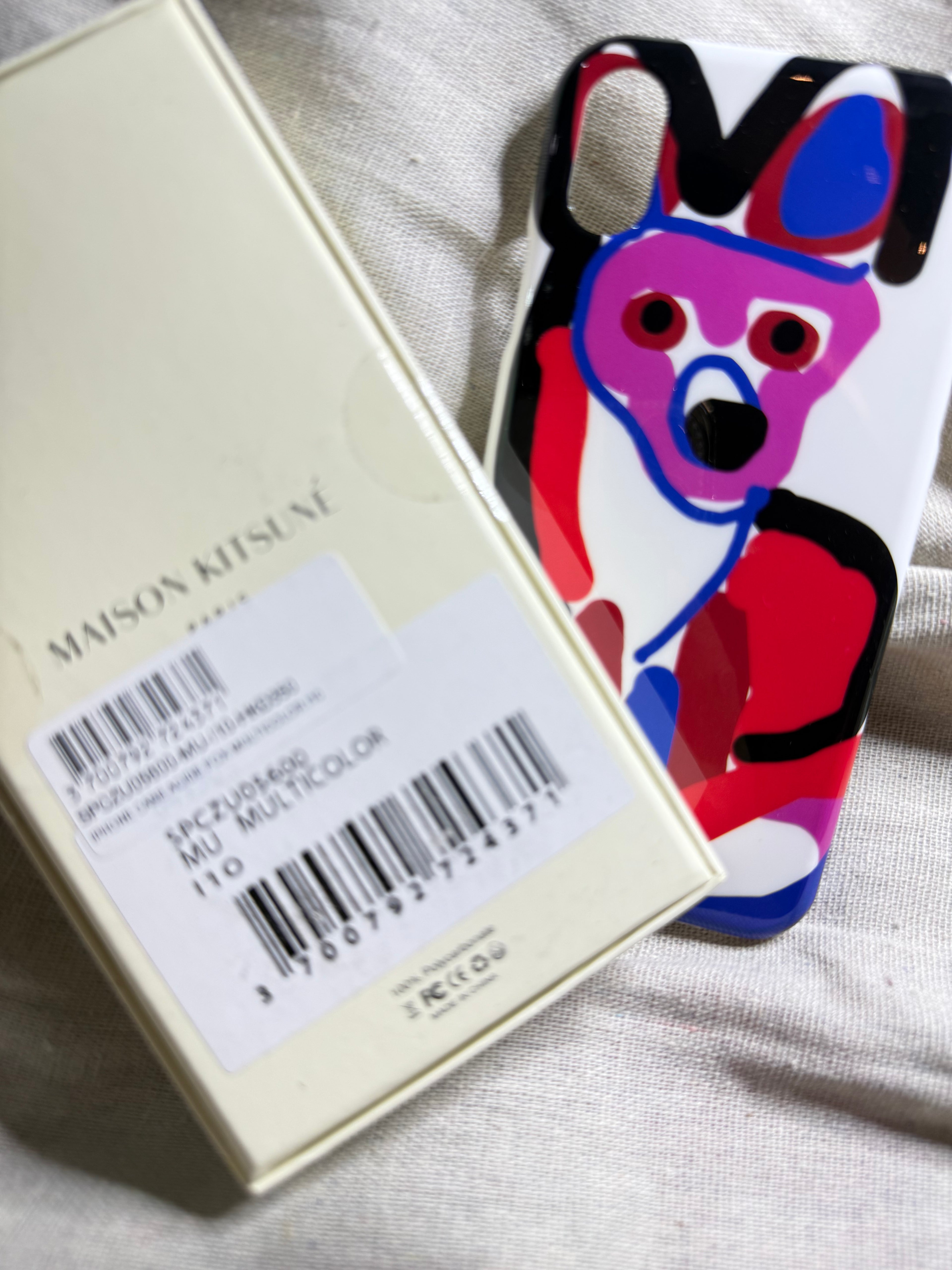 ✨ Neuve 70€ Maison Kitsuné coque iPhone X et XS full set ✨