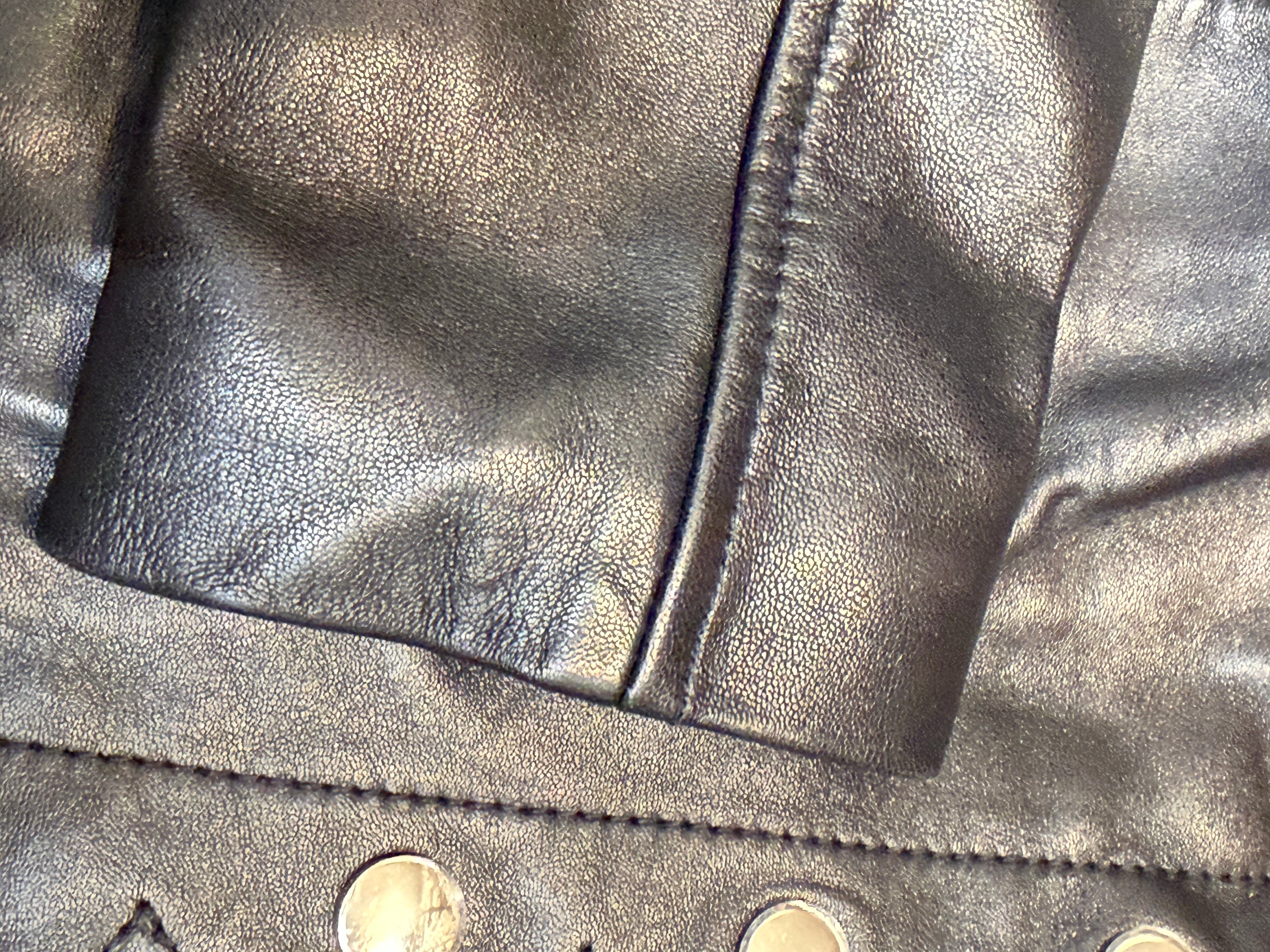 ✨Neuve 495€ Vestz en cuir Claudie Pierlot T34 ✨