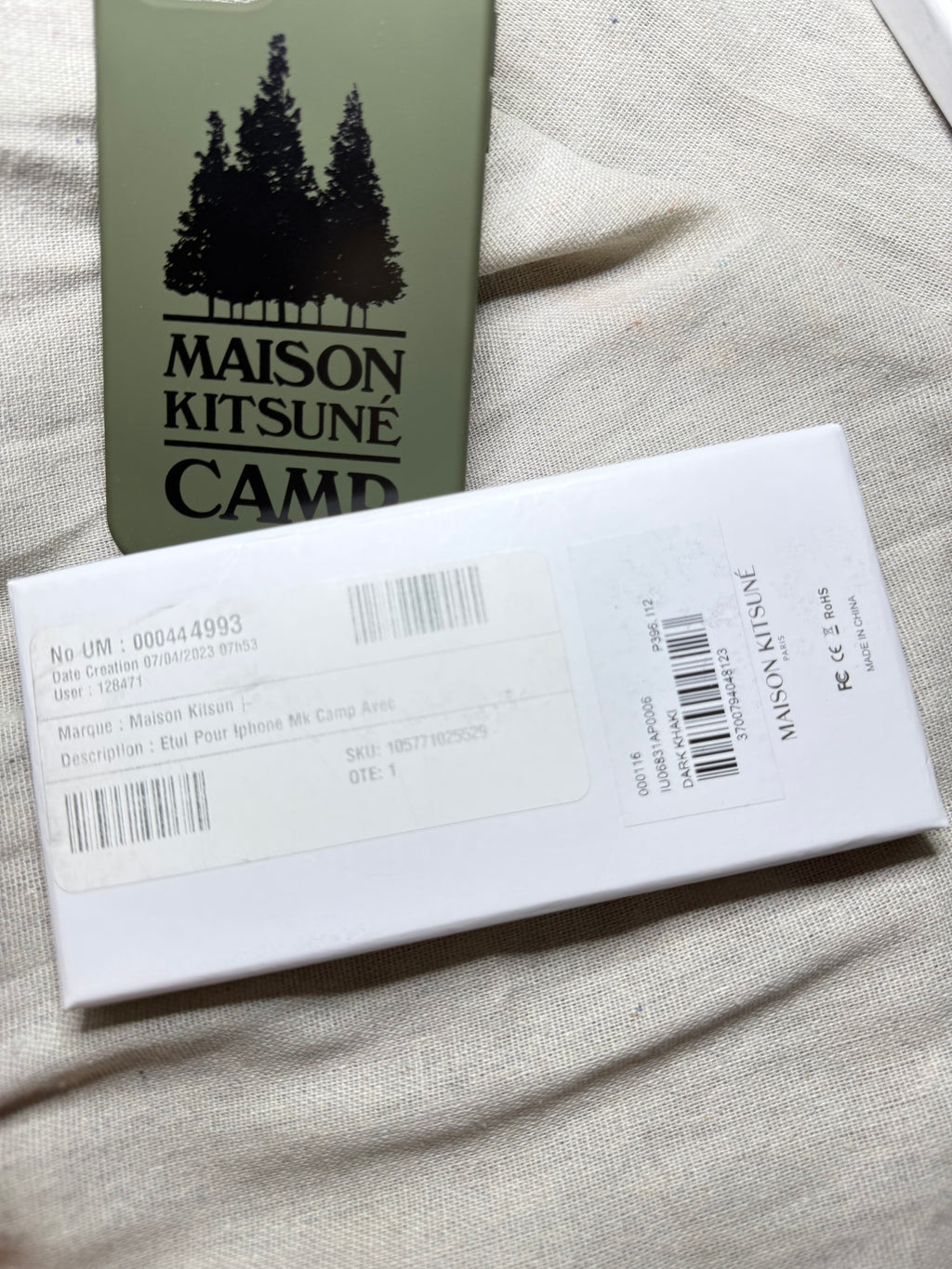 ✨ Neuve 85€ Maison Kitsuné x Camp coque iPhone 12 et 12 pro full set ✨