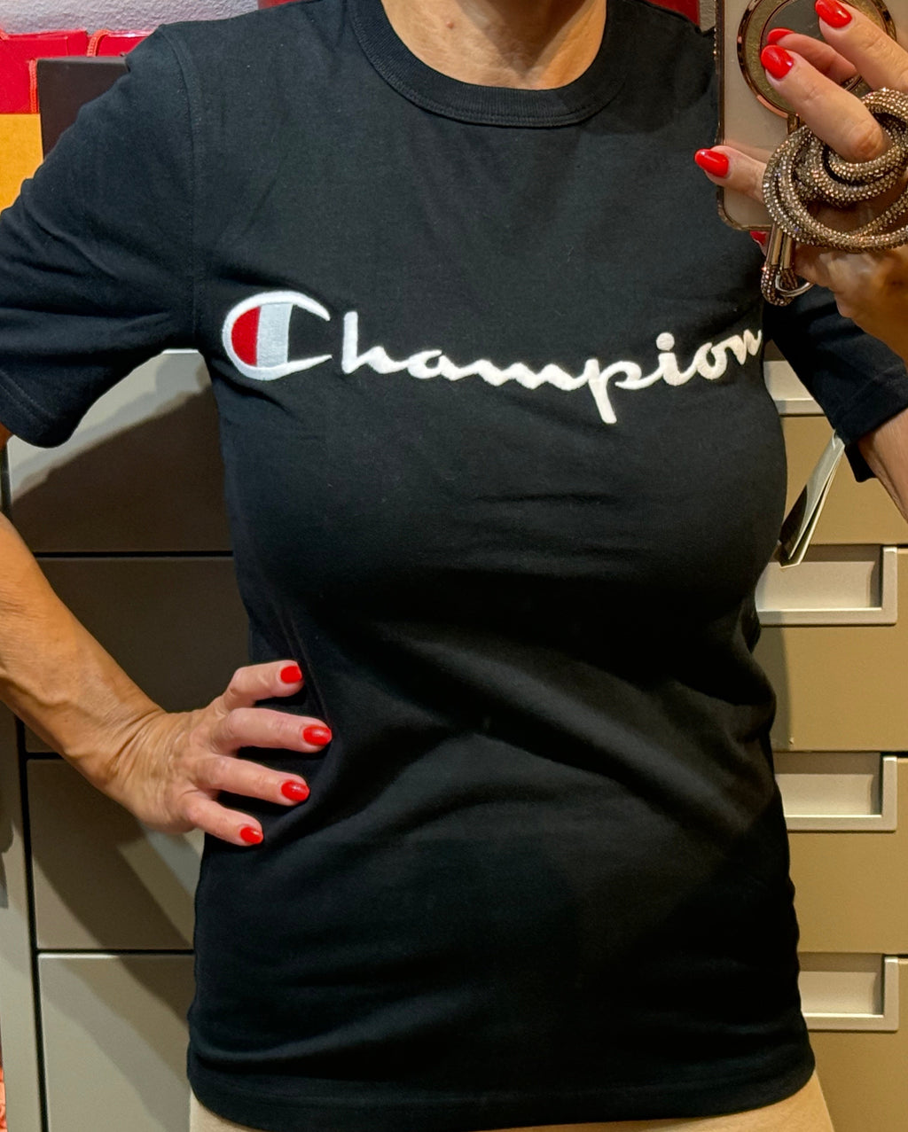 Neuf T Shirt Champion Black XS
