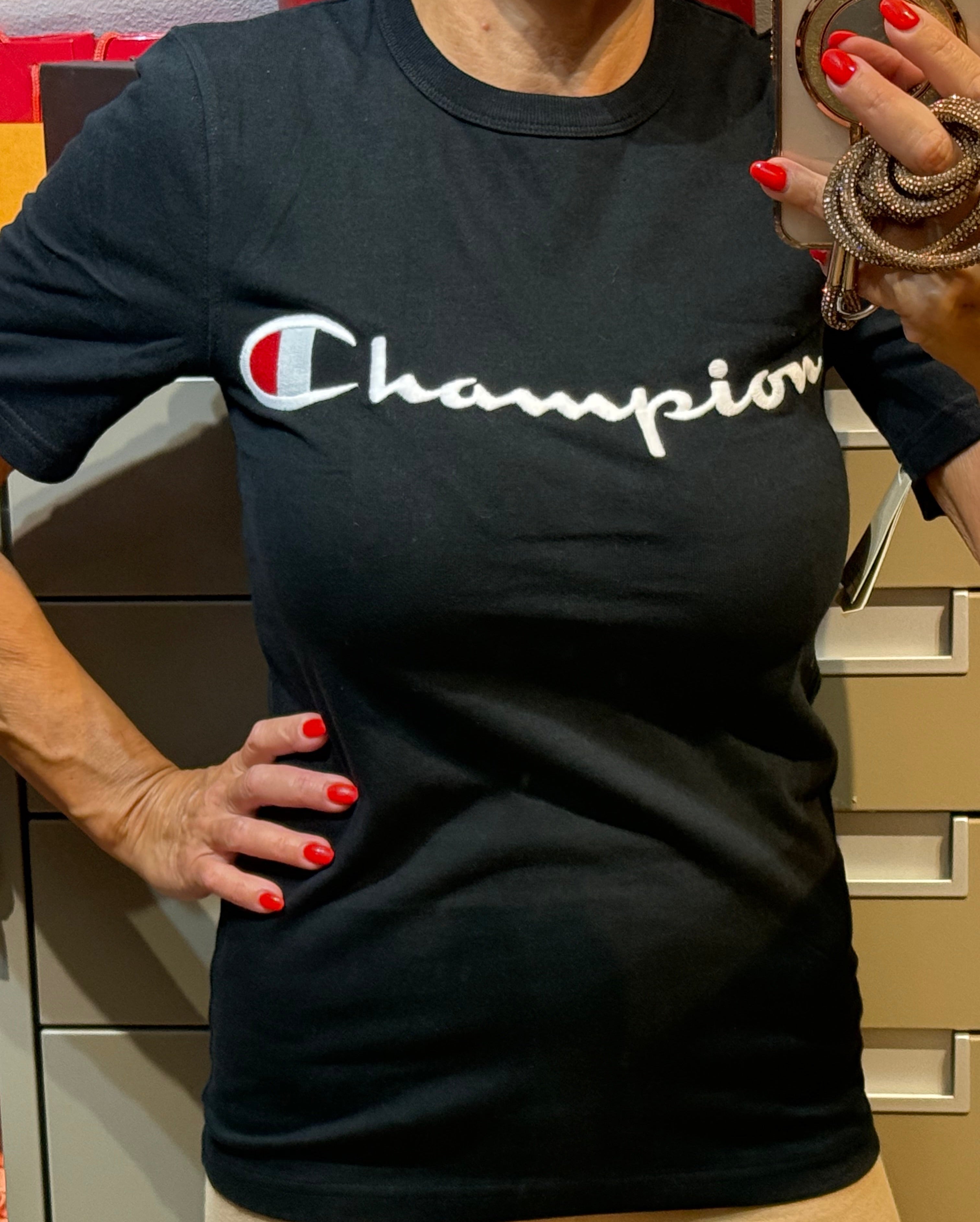Neuf T Shirt Champion Black XS