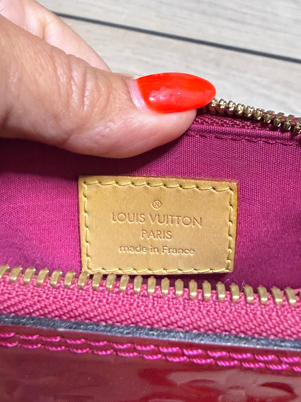✨ Sac Louis Vuitton Alma BB Monogram Vernis Rouge + Certificat ENTRUPY ✨