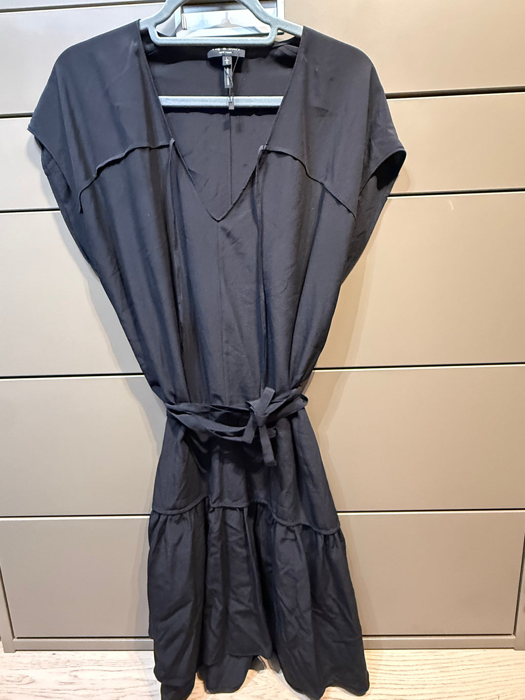 Rag & Bone robe en soie noire Taille ok jusque 42