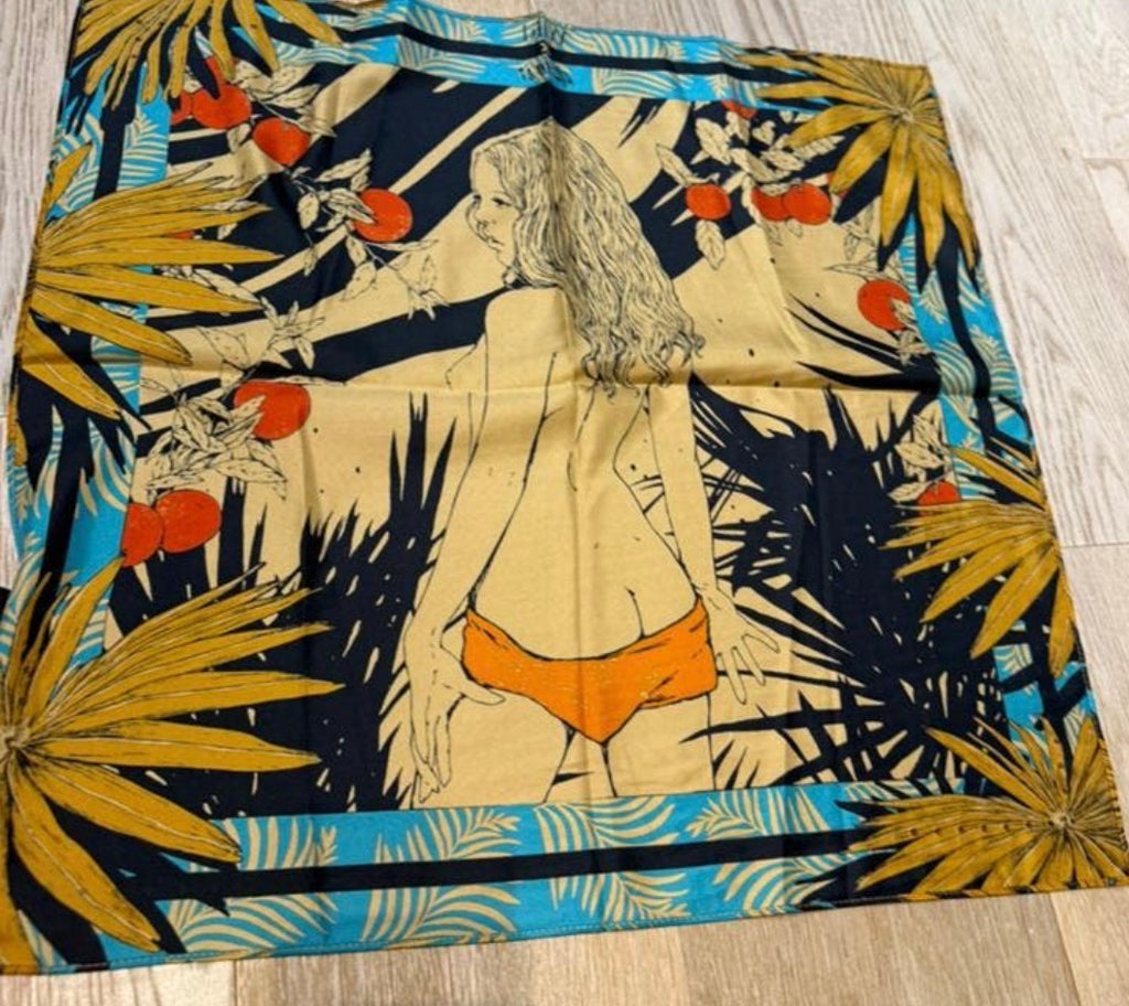 ✨ Neuf 59€ - Wild - carré 54x54 - foulard Palm Lady ✨