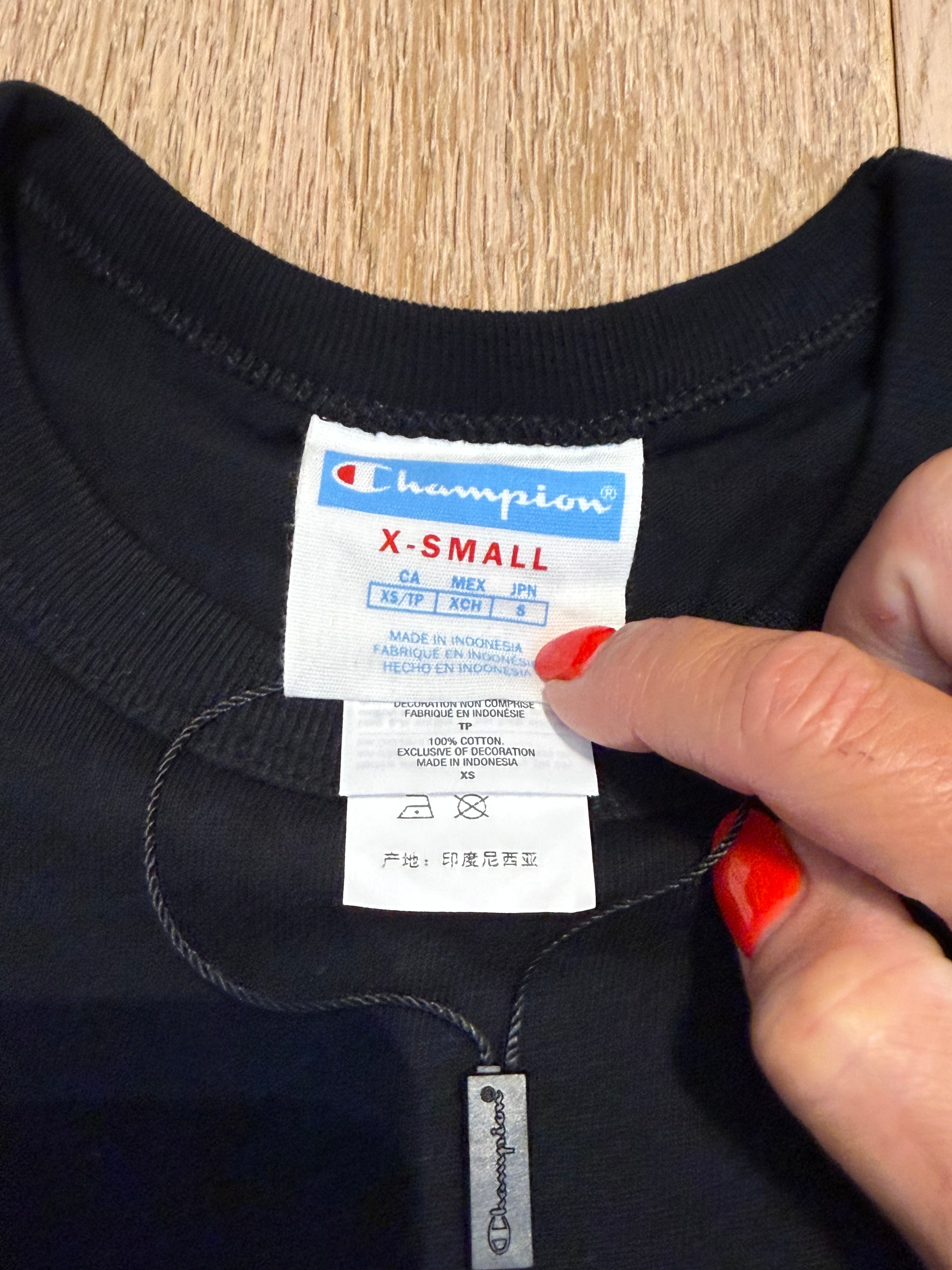 Neuf T Shirt Champion Black XS