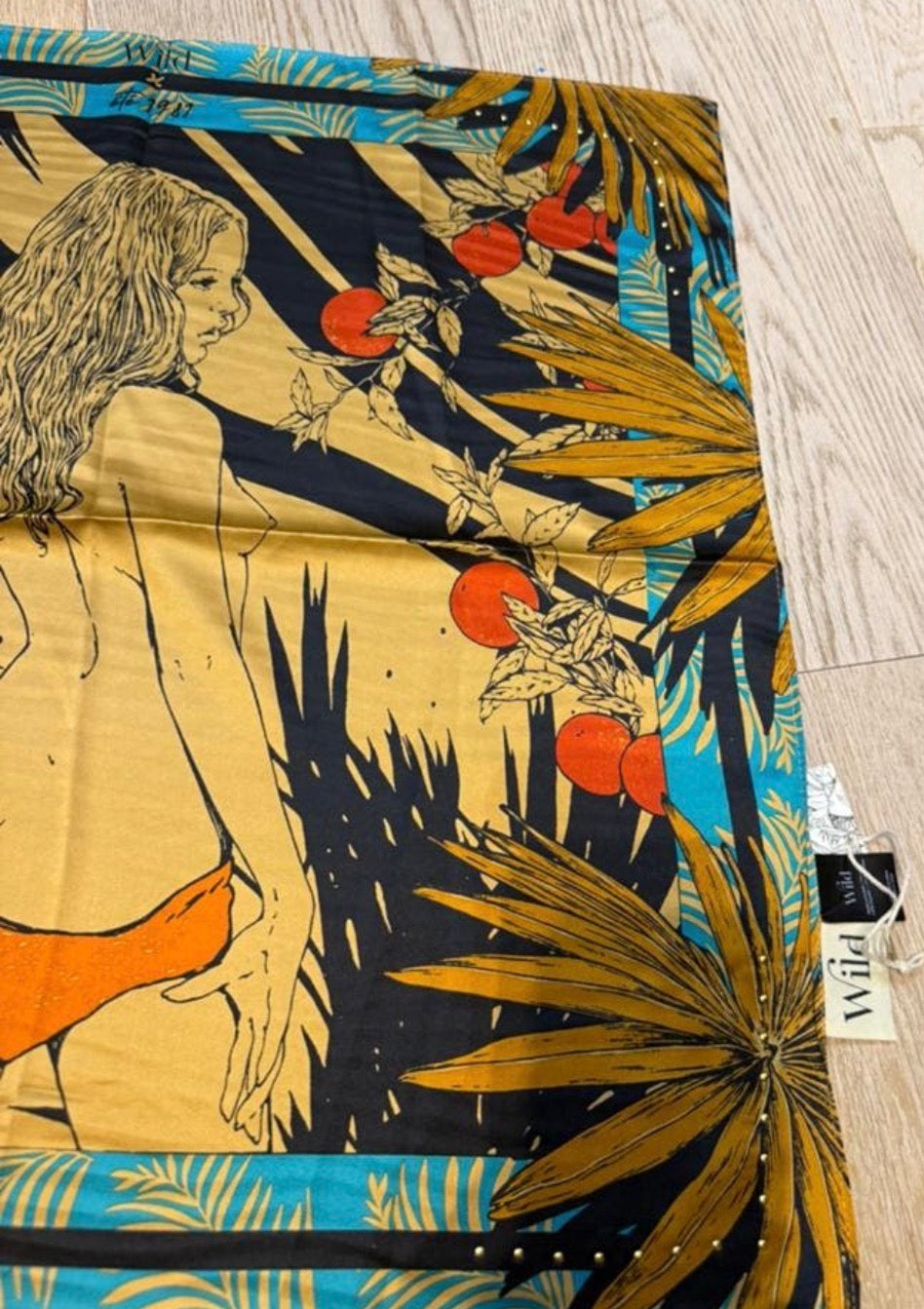 ✨ Neuf 59€ - Wild - carré 54x54 - foulard Palm Lady ✨