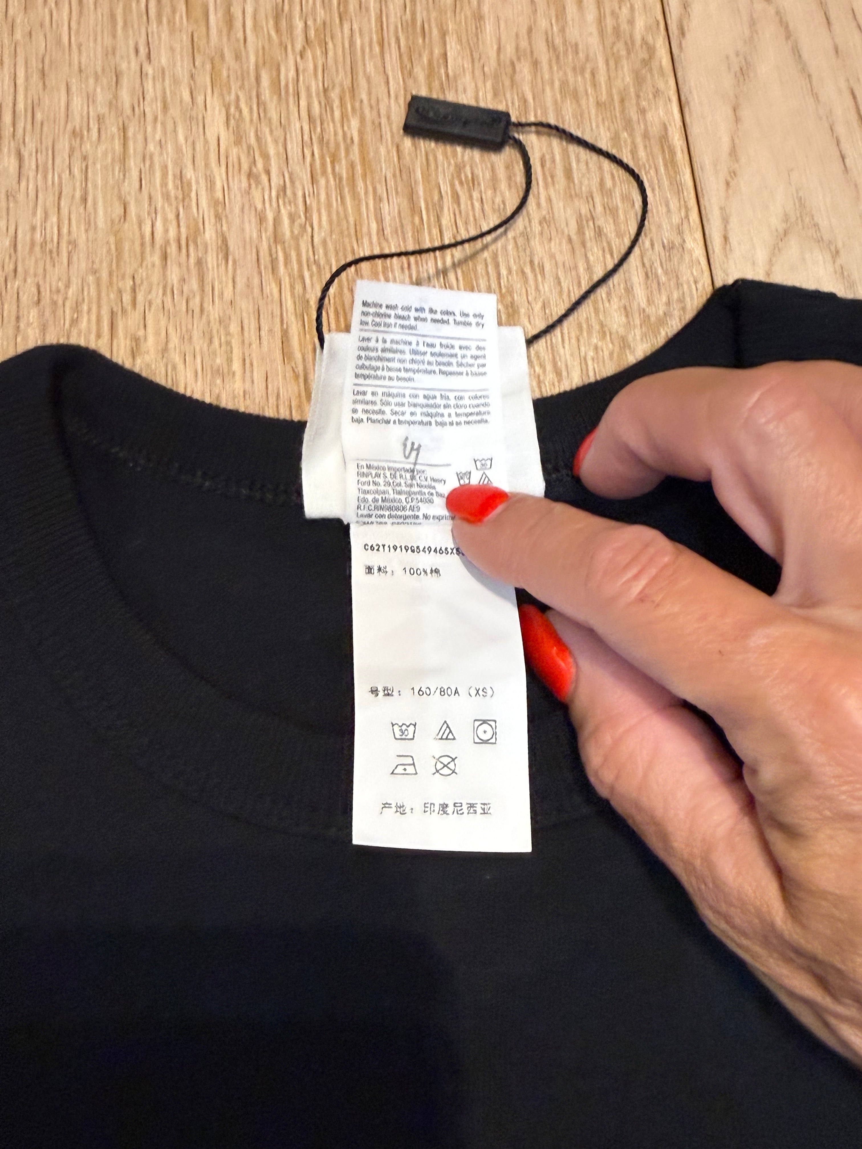 Neuf T Shirt Champion Black XS