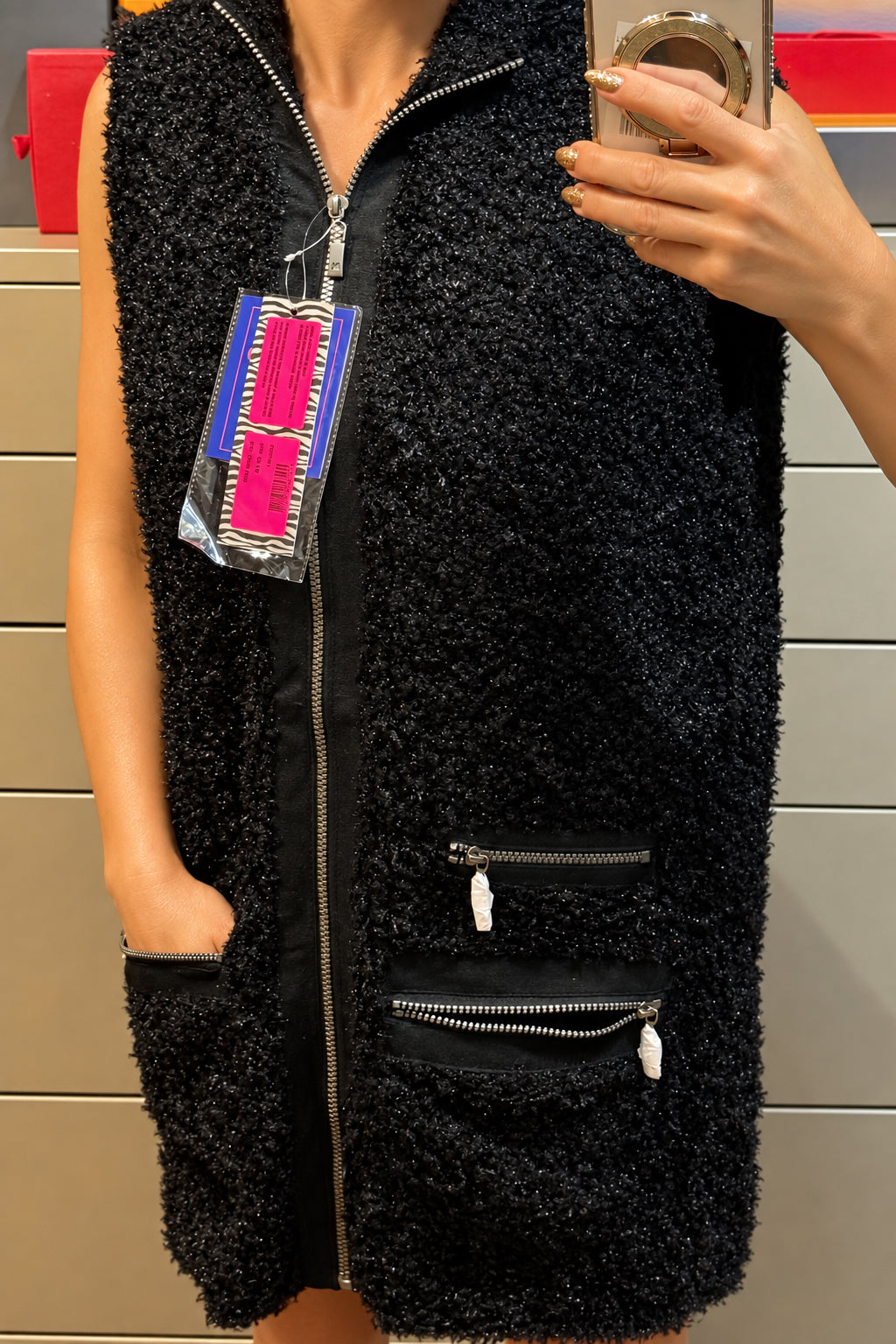 ✨ Neuf 59€ - Nirvana - Gilet long sans manches - ok 38 au 44 ✨