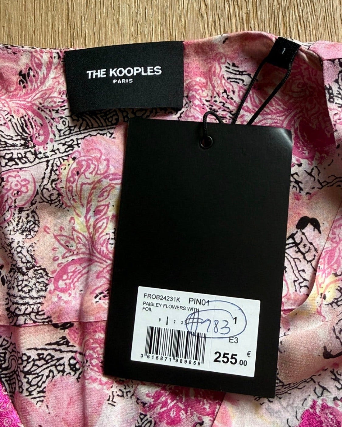 ✨ Neuve 255€ - The Kooples - Robe floral Paisley Rose - T36 S ✨