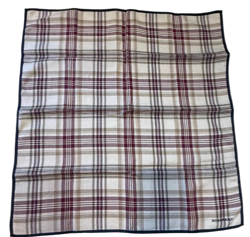 ✨ Carré Burberry en coton 45X45cm Vintage ✨
