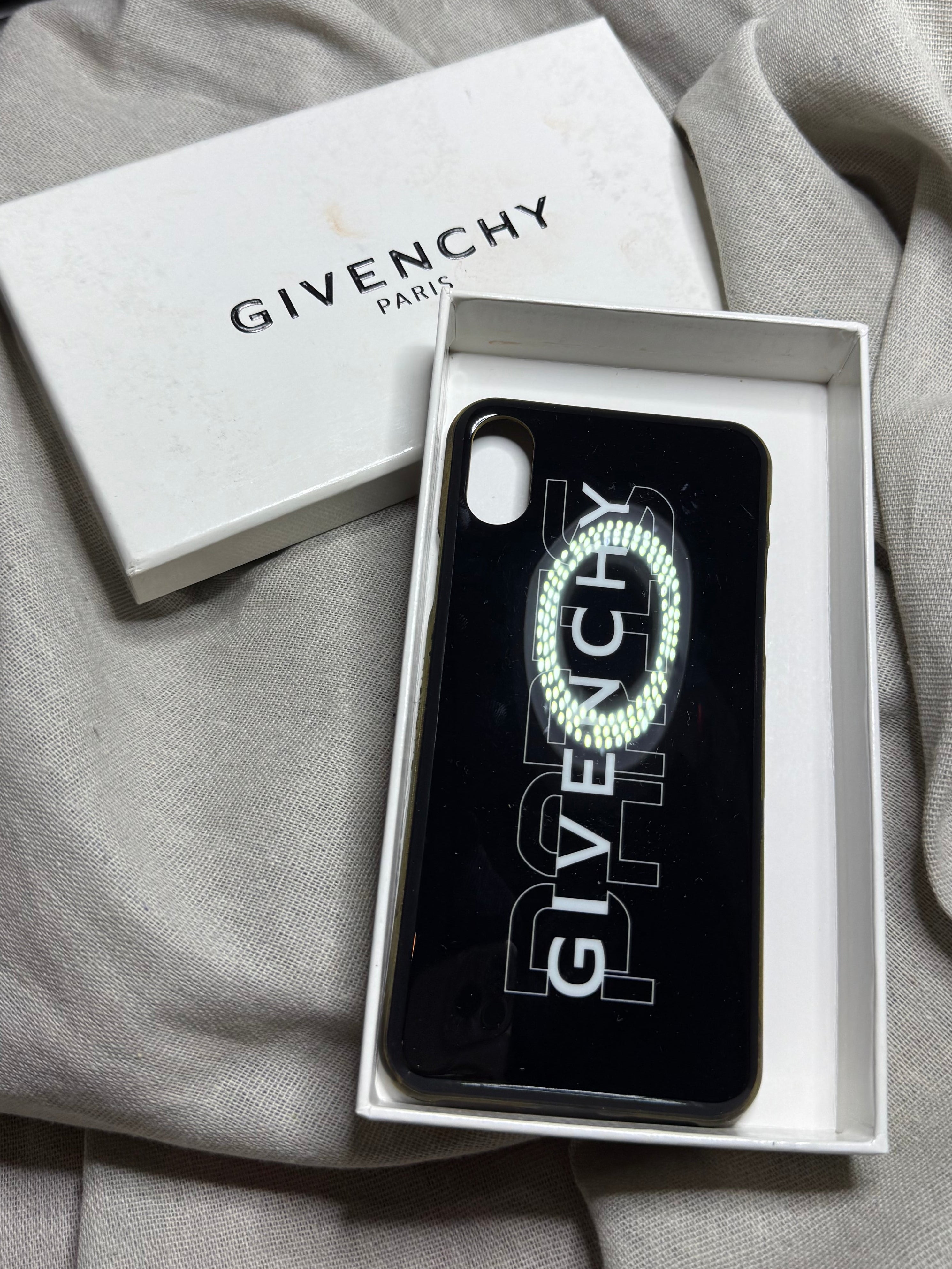 ✨ Neuve 220€ Coque iPhone X / XS à  logo Imprimé Scindé – GIVENCHY Paris ✨