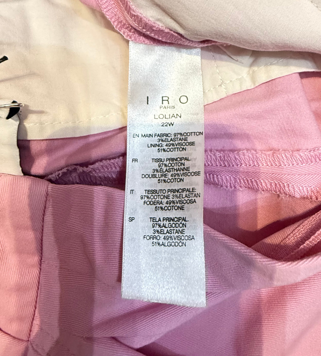 ✨ Neuf 285€ IRO pantalon Rose T. 36 ok 38 ✨