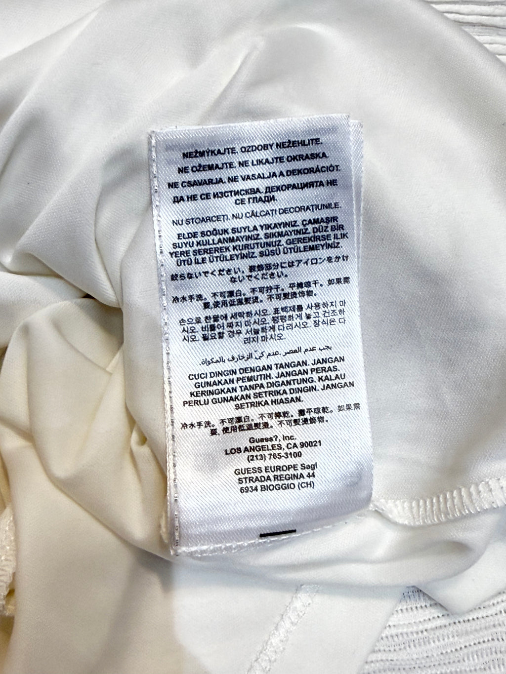 ✨ Guess - Robe fourreau blanche - T36 S ✨