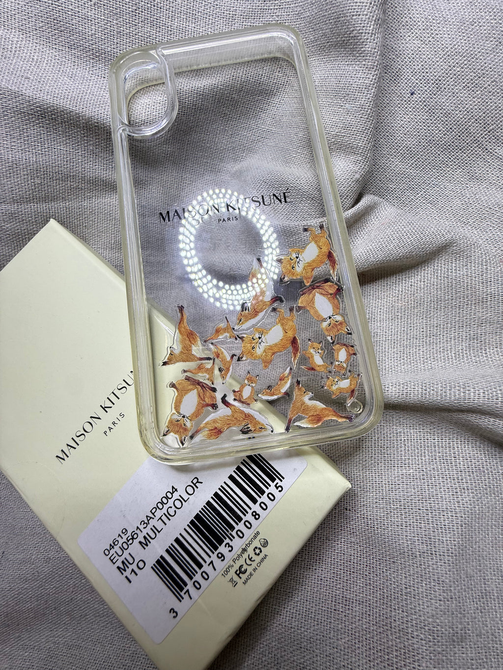 ✨ Neuve 70€ Coque iPhone X et XS -Aqua Maison Kitsuné « Yoga Fox » 🦊✨