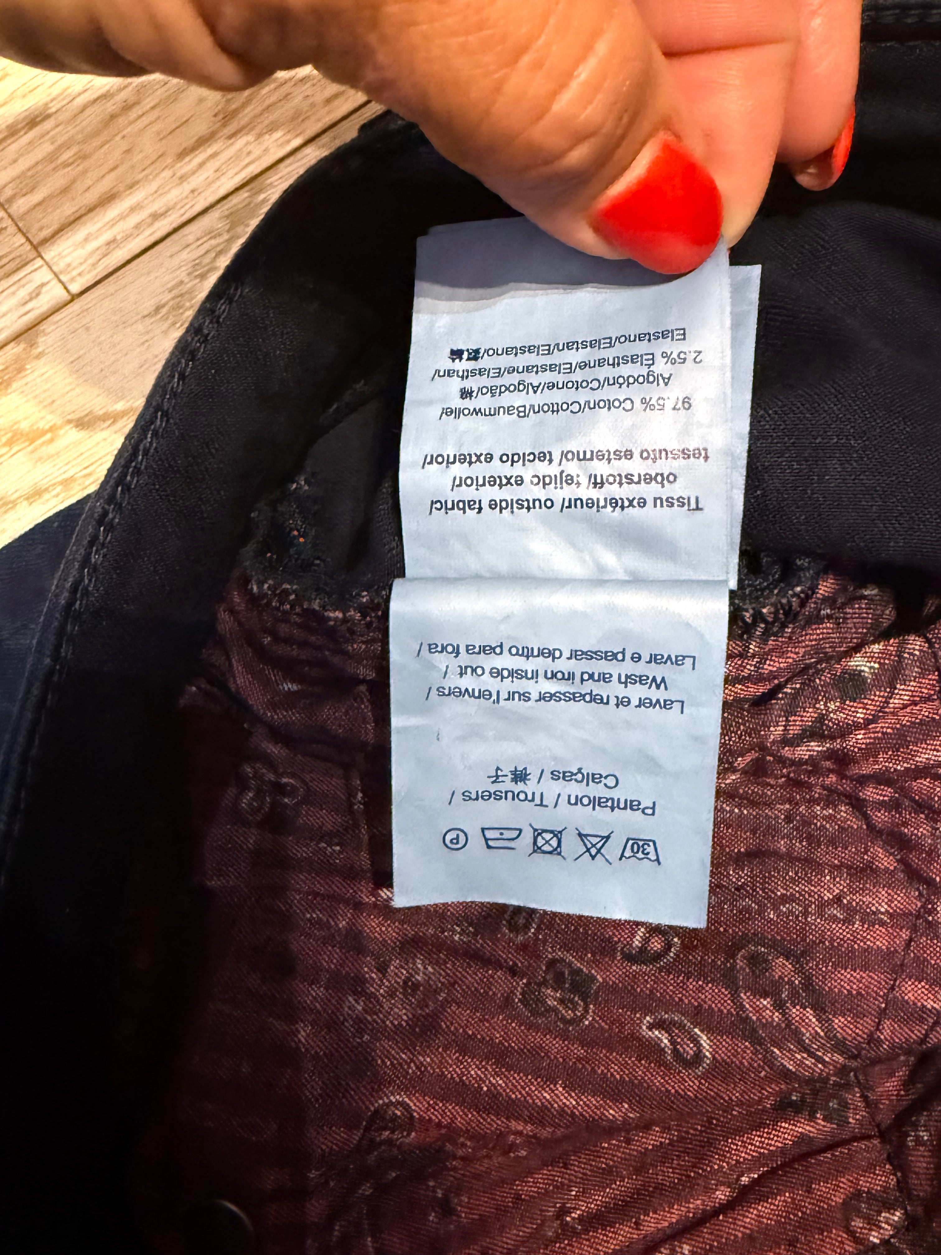 Neuf avec étiquette 115€ pantalon Serge Blanco marine homme US30-FR40