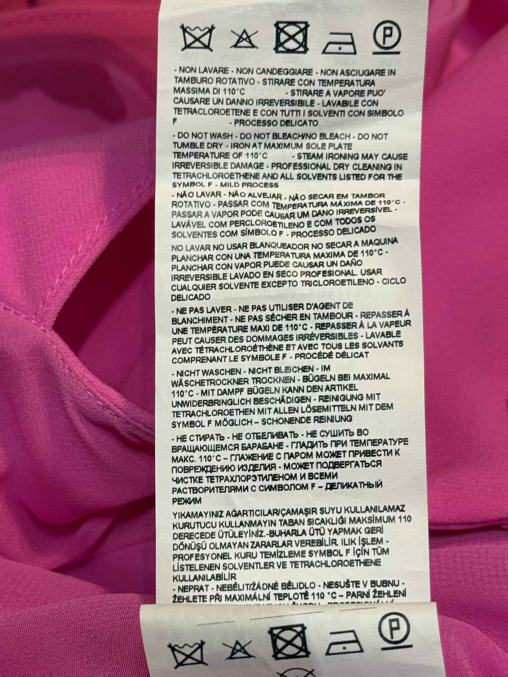 ✨ Neuve 590€ - Emporio Armani - robe longue Fuschia - T36 S ✨