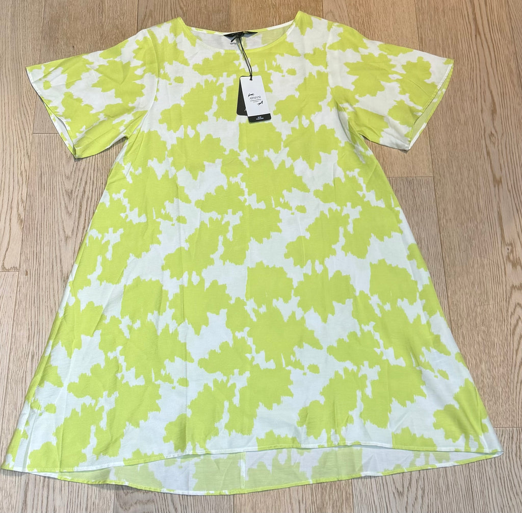 ✨ Neuf 245€ ✨ Armani Exchange - Robe Tunique Lemon - T36 ok 40 ✨